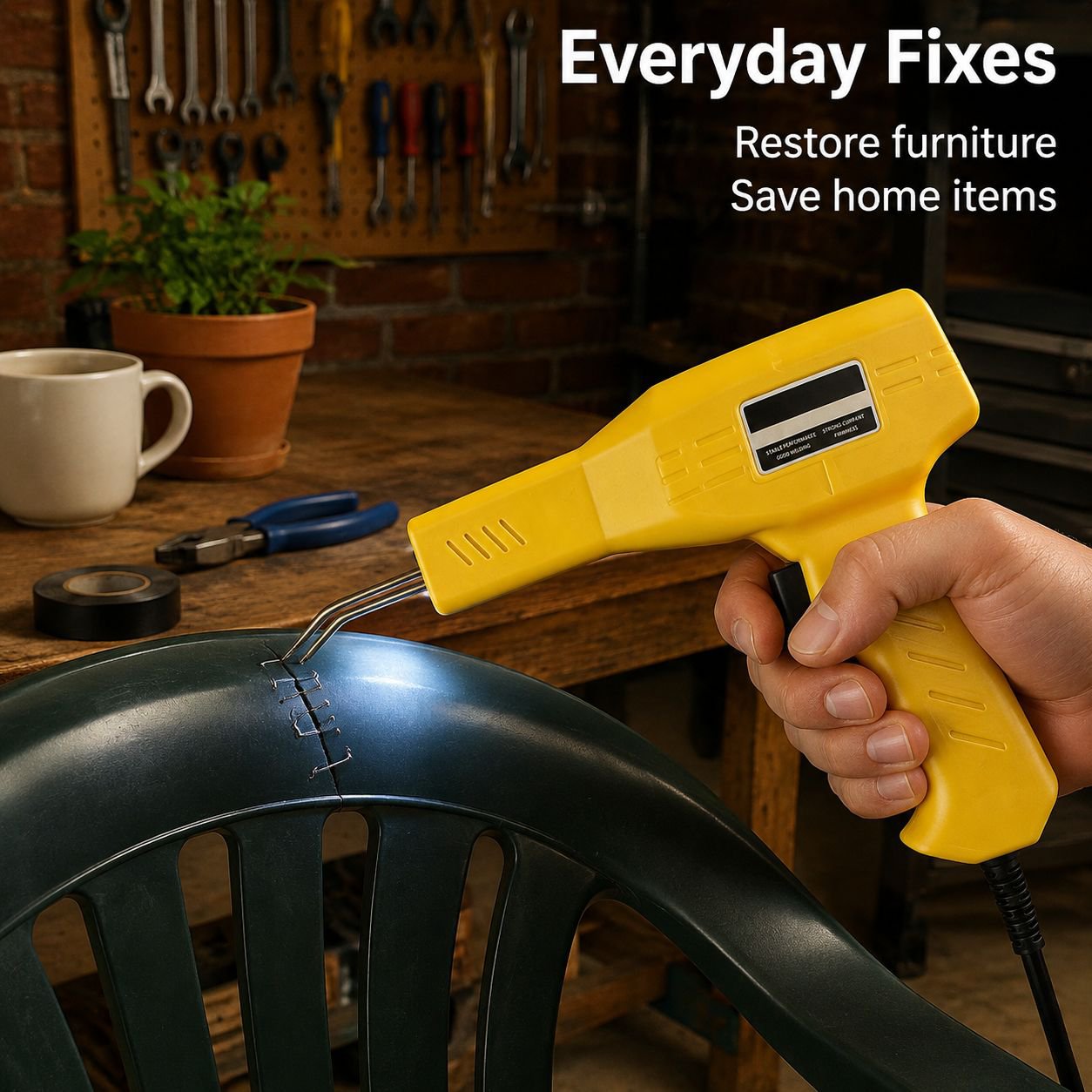 Plastic Welder Soldering Gun, for Bumper/Kayak/Plastic Product Repair