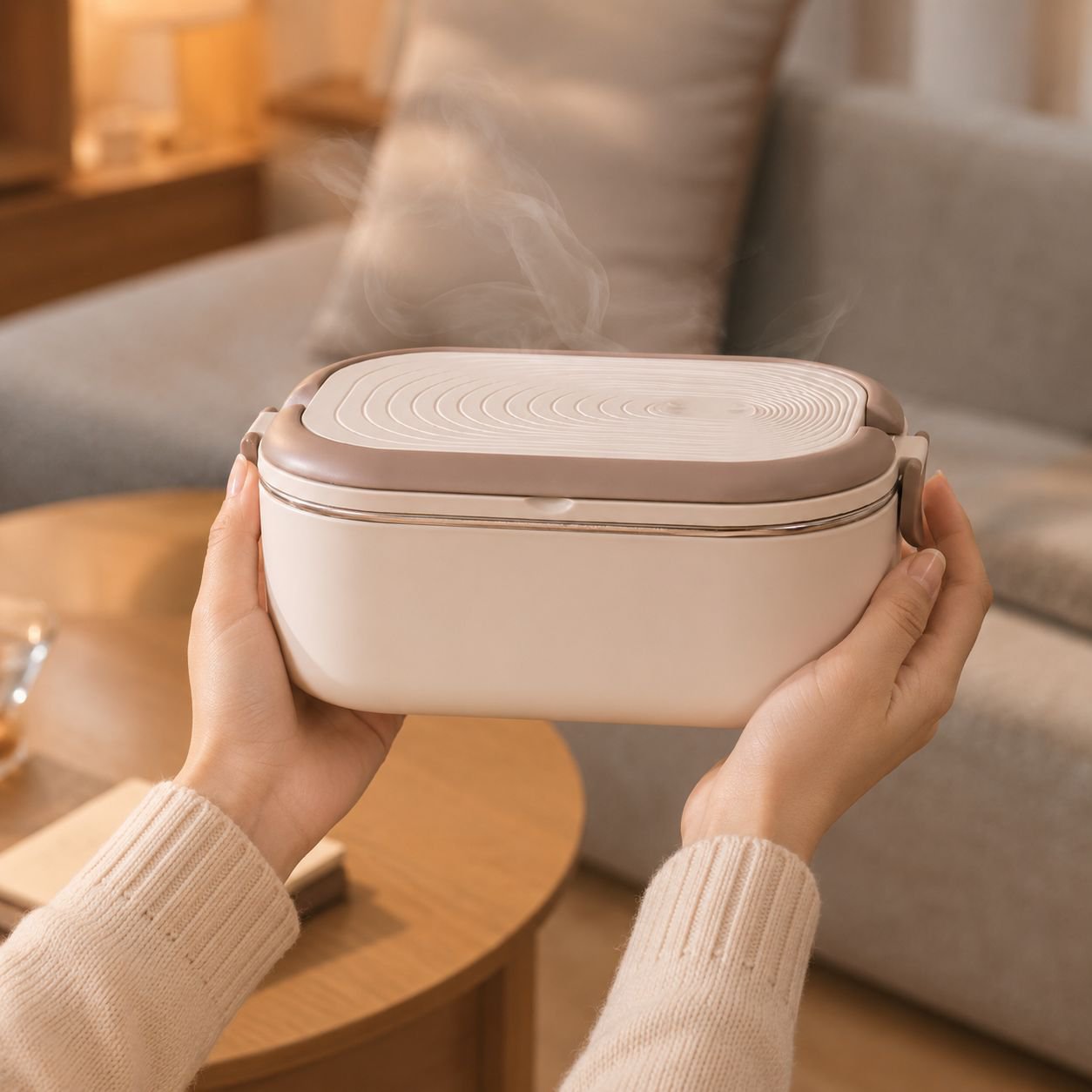 Leak-proof insulated lunch box with heating