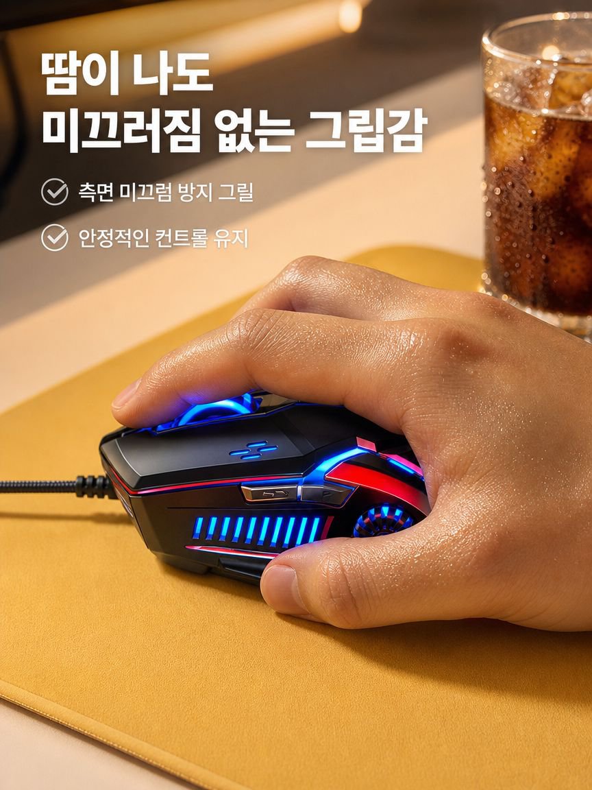 사용자 맞춤형 조명 설정이 가능한 마우스