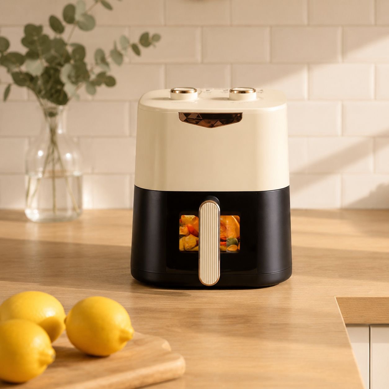 Große elektrische Fritteuse mit Mehrfachfunktion