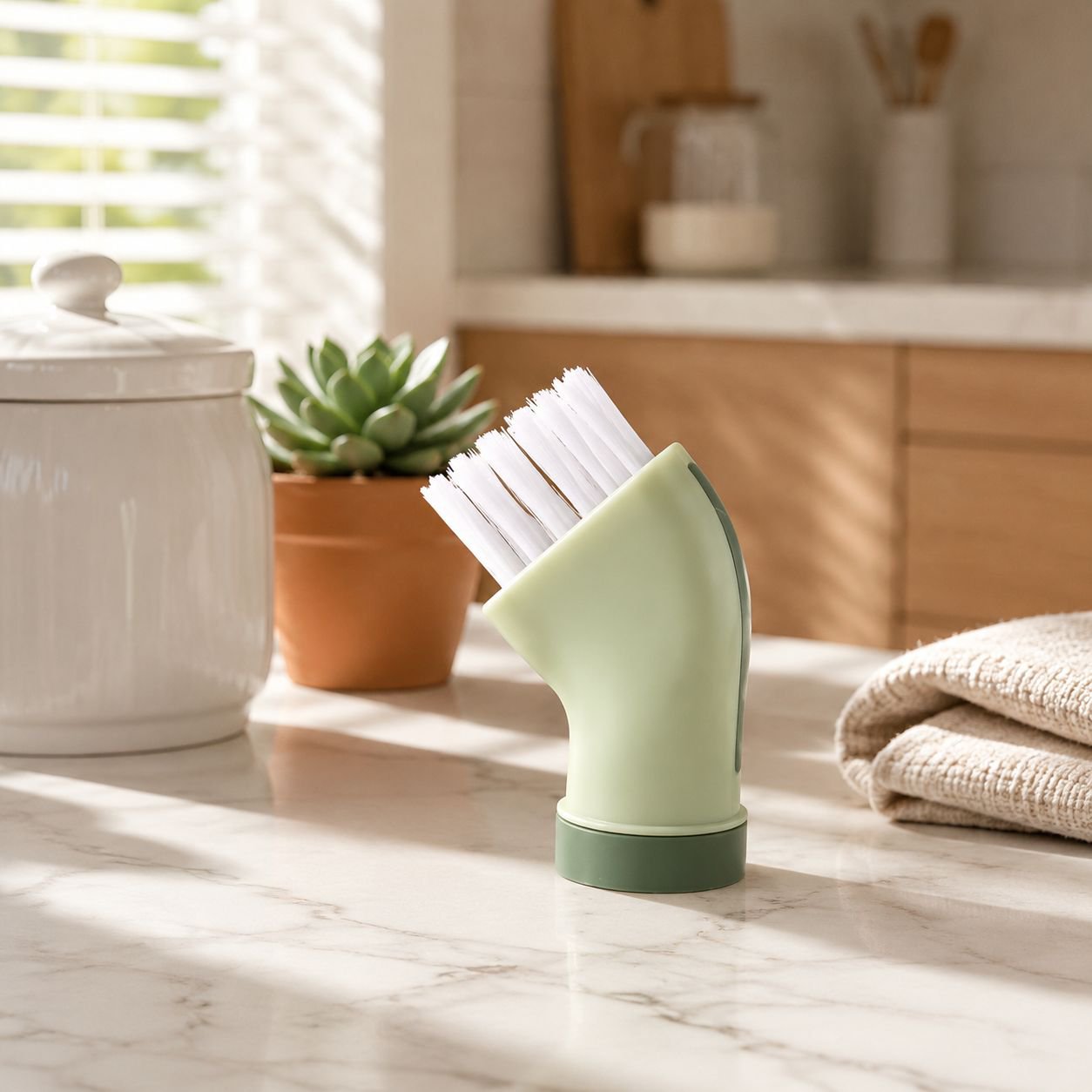 Universal Cleaning Brush for Wet and Dry Hands