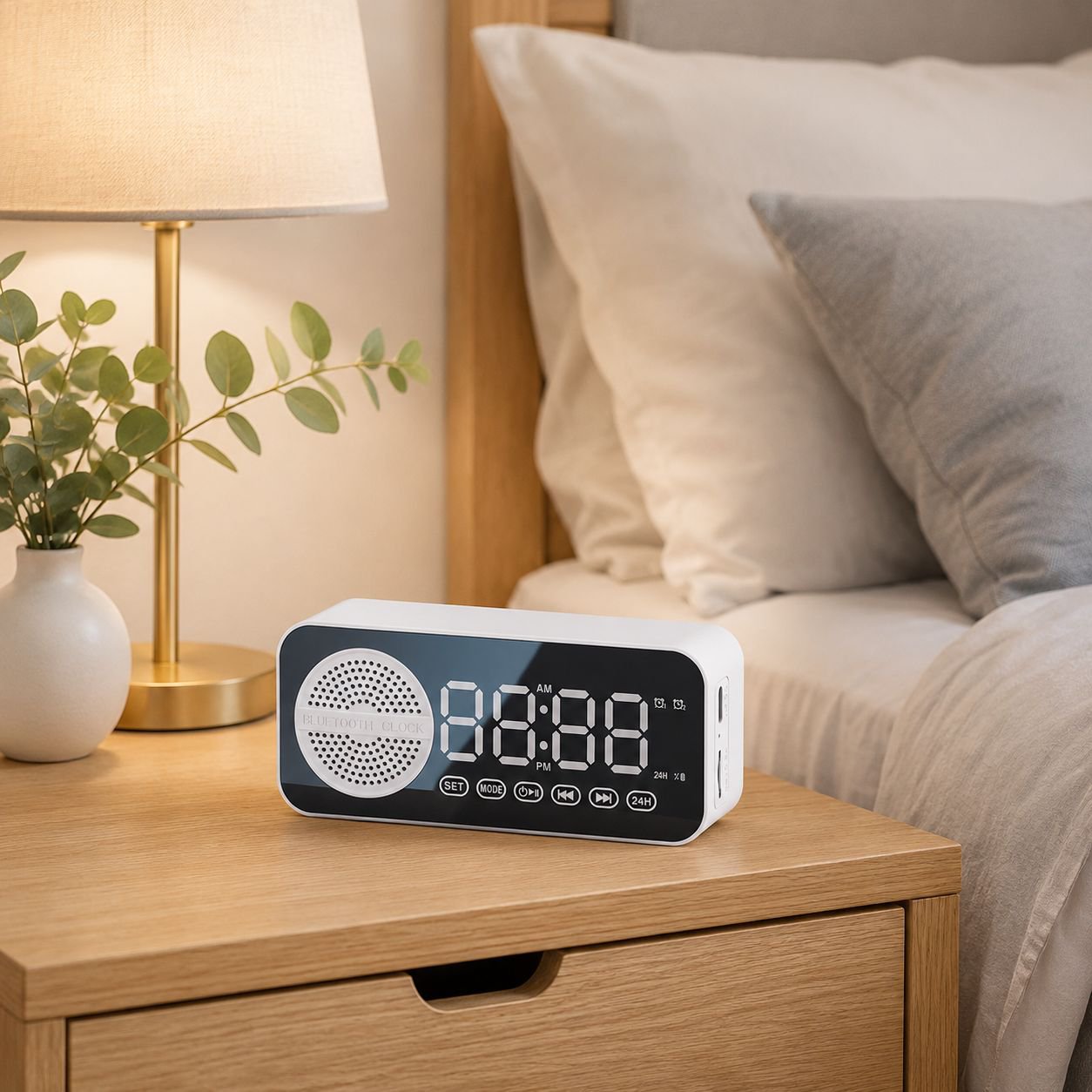 Wielofunkcyjny głośnik Bluetooth, pamiątka pożegnalna, inteligentny zegar głosowy