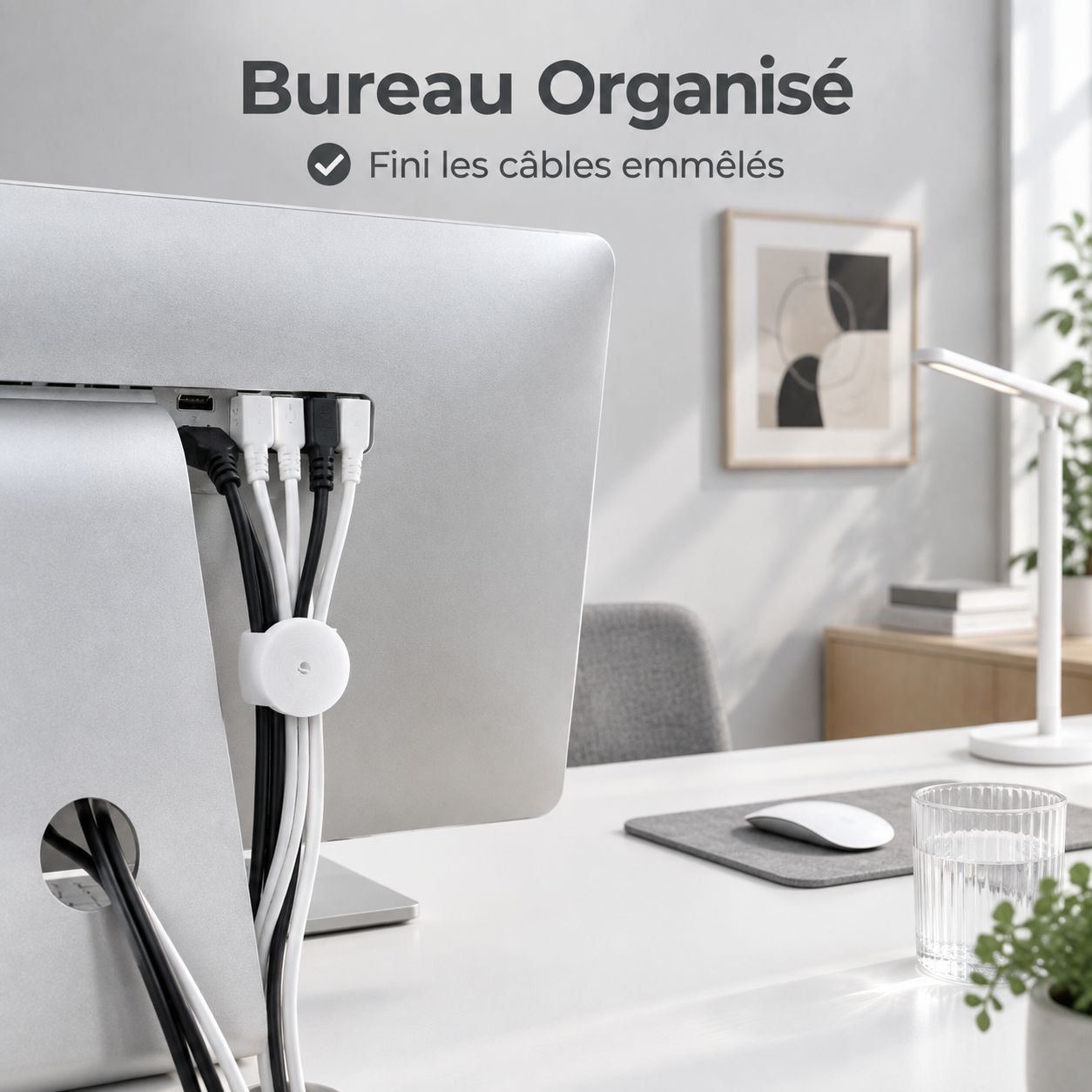 Organisateur de câbles magiques
