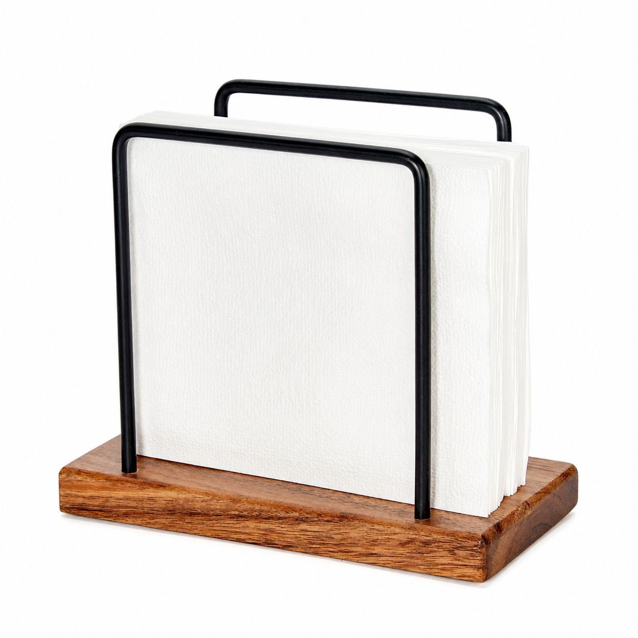 Rangement pour serviettes de table en bois pour restaurant