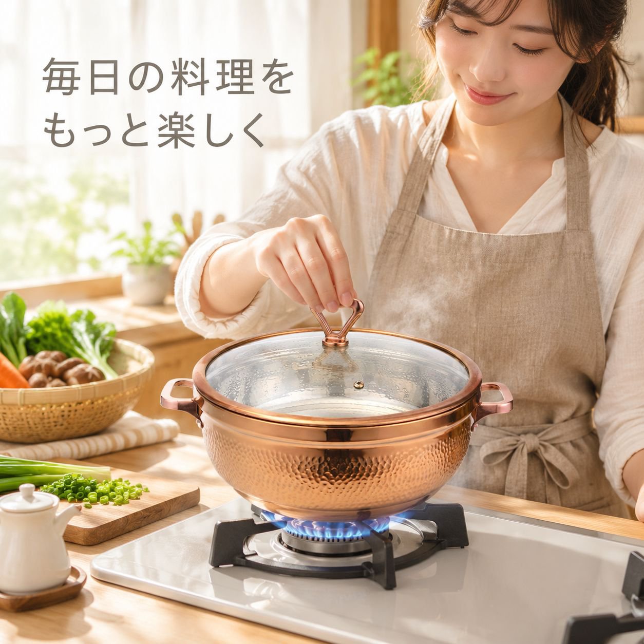 厚手三層多機能蒸し鍋