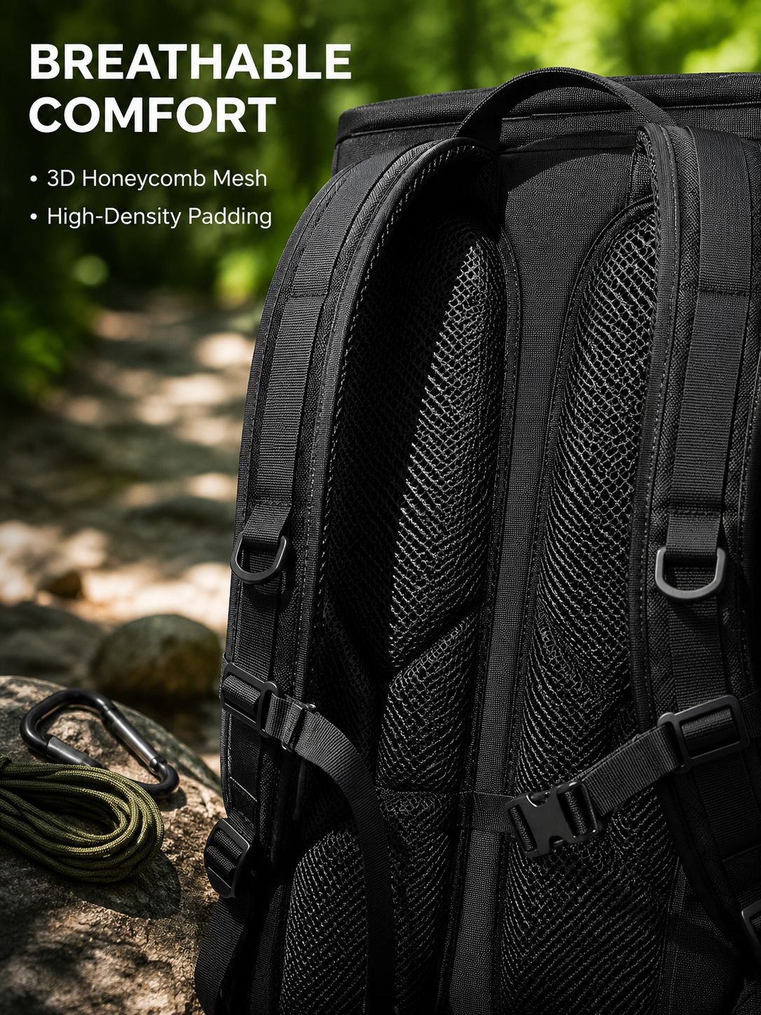 Camping gear set included with 60L tent