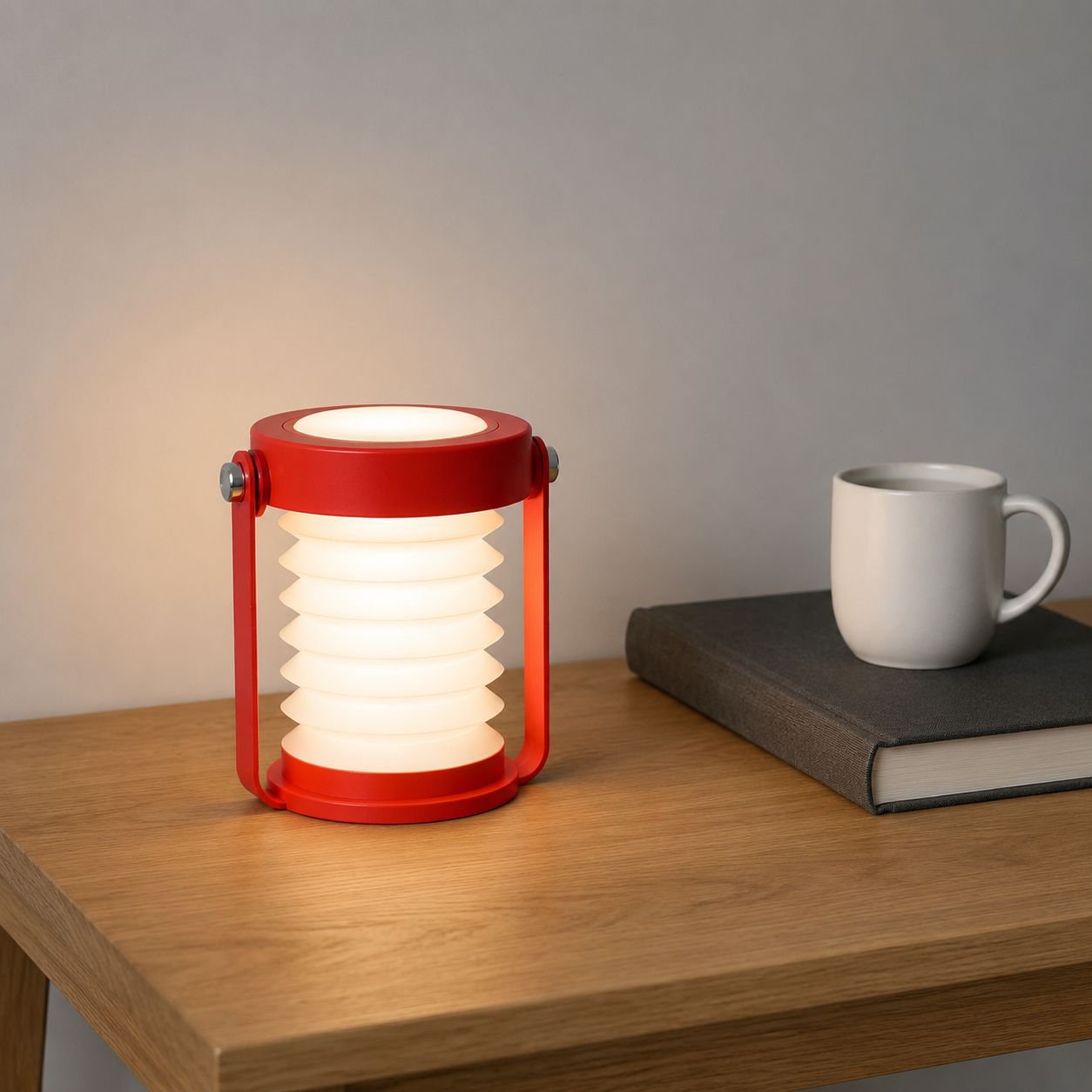 Ausziehbare Laternen-Nachtlampe, augenschonende Nachttischlampe, geeignet für den Außenbereich