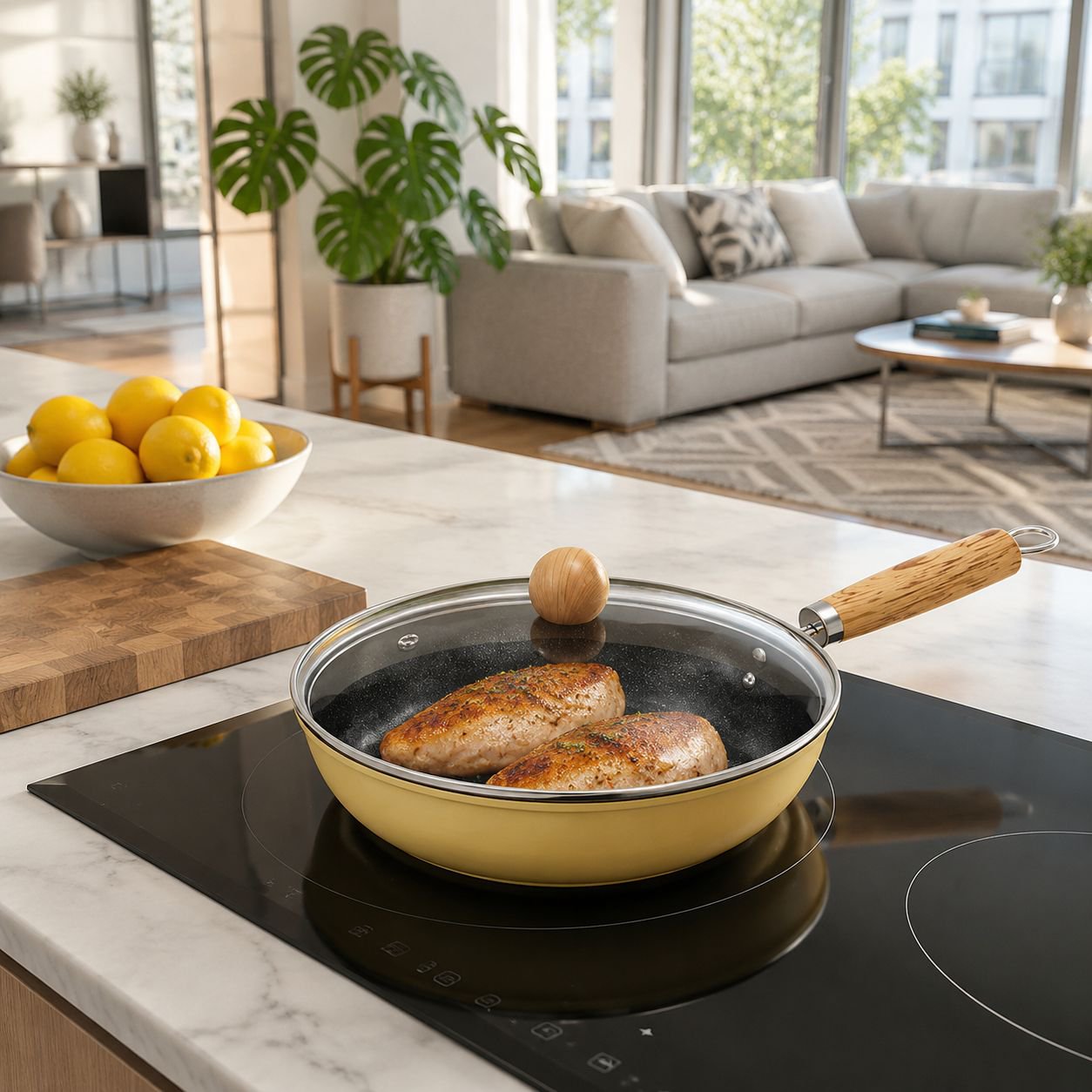 User-friendly induction cooker for everyday meals