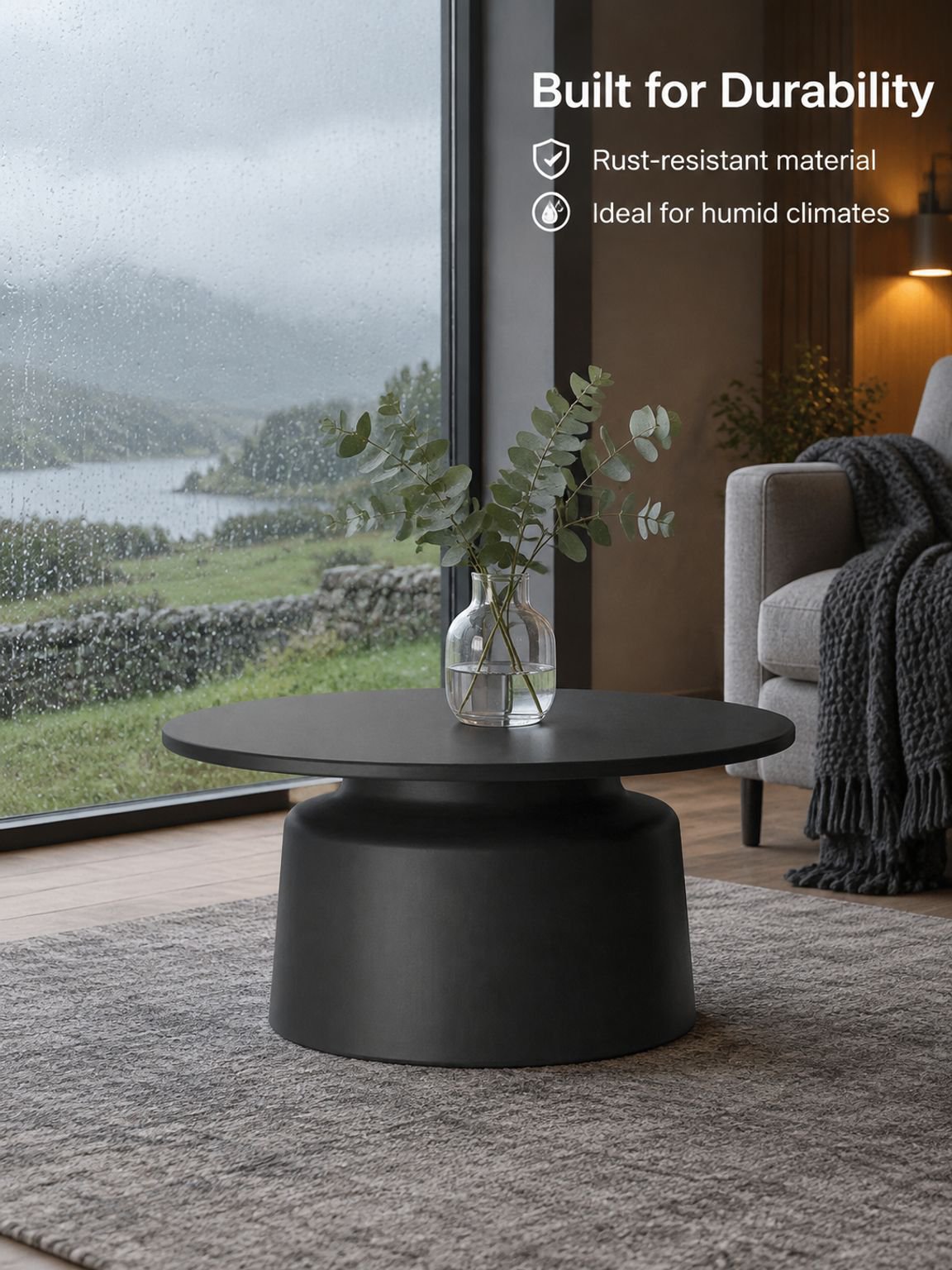 Contemporary cream table for everyday living room use