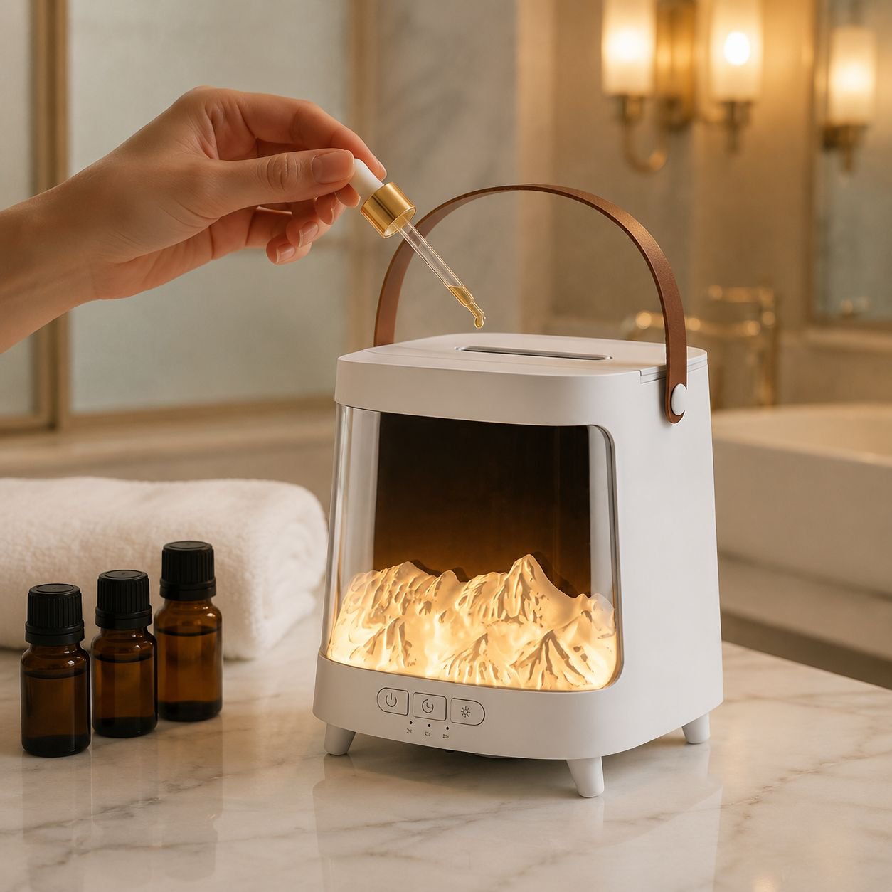 Aromatherapy diffuser and humidifier combo for home