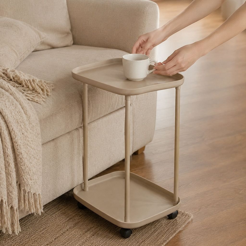 Simple Movable Side Table Bedside Small Tea Table Tatami Coffee Table