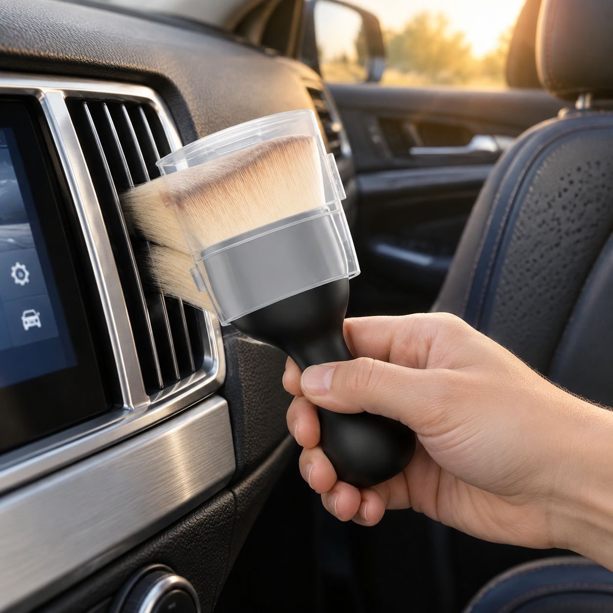 Portable Durable Car Gap Cleaning Brush Interior Tool