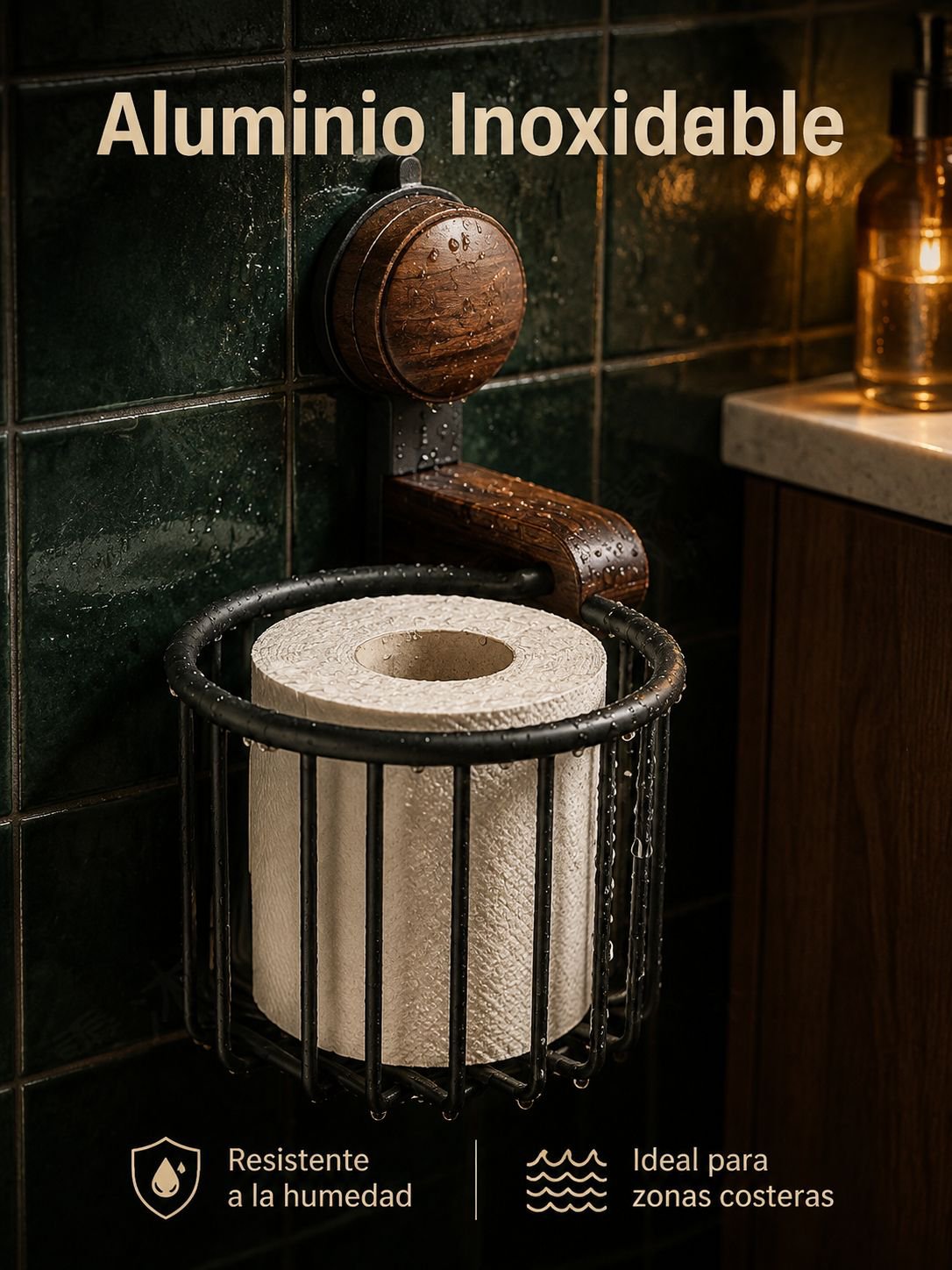 Cesta para guardar papel higiénico