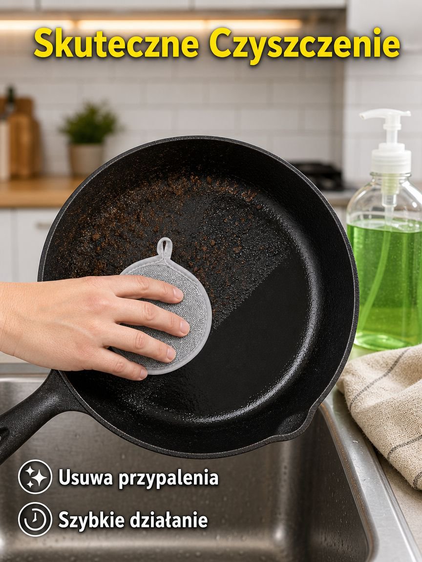 Metalowa gąbka do czyszczenia