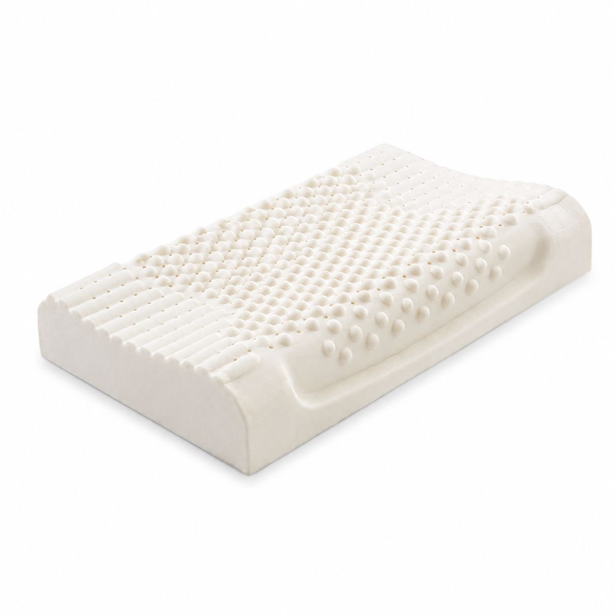 Set de regalo de almohada de masaje ondulada de látex natural