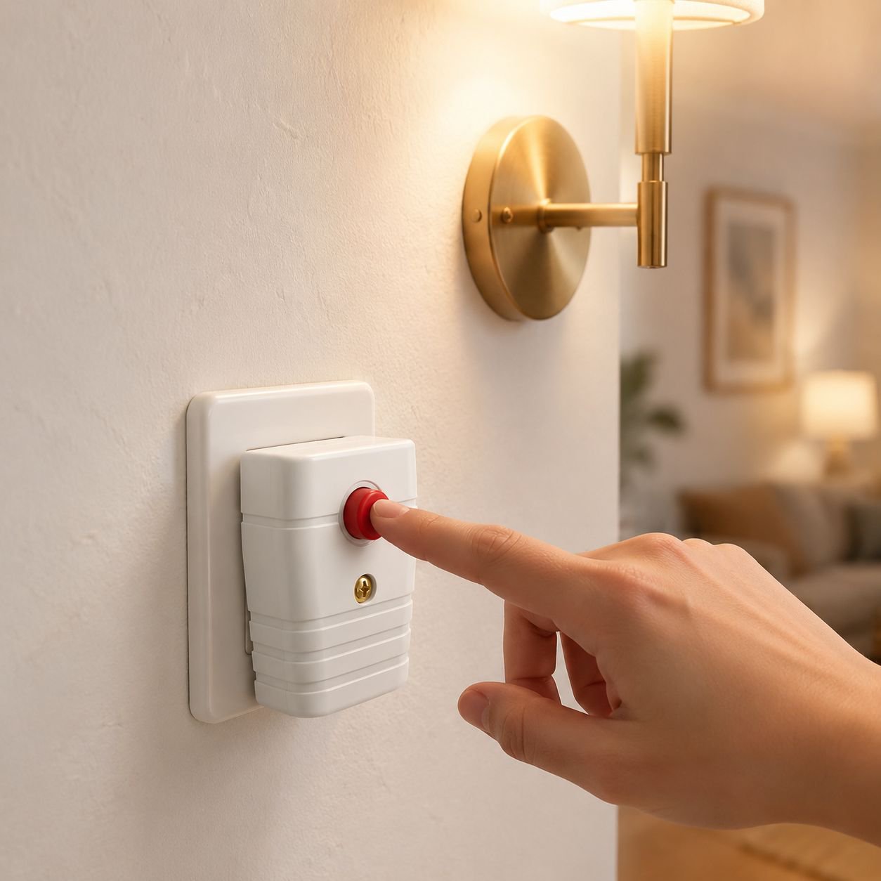 JMY Prise bipolaire en cuivre pur avec interrupteur