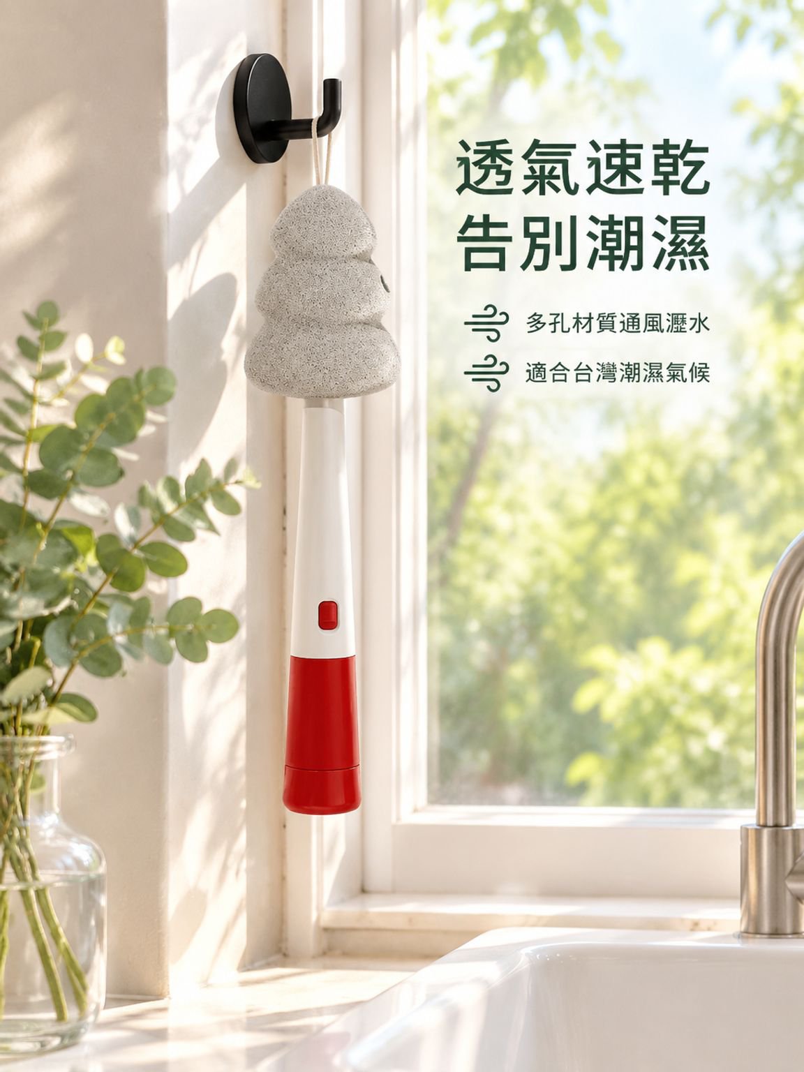 長柄三合一杯子瓶子清潔刷