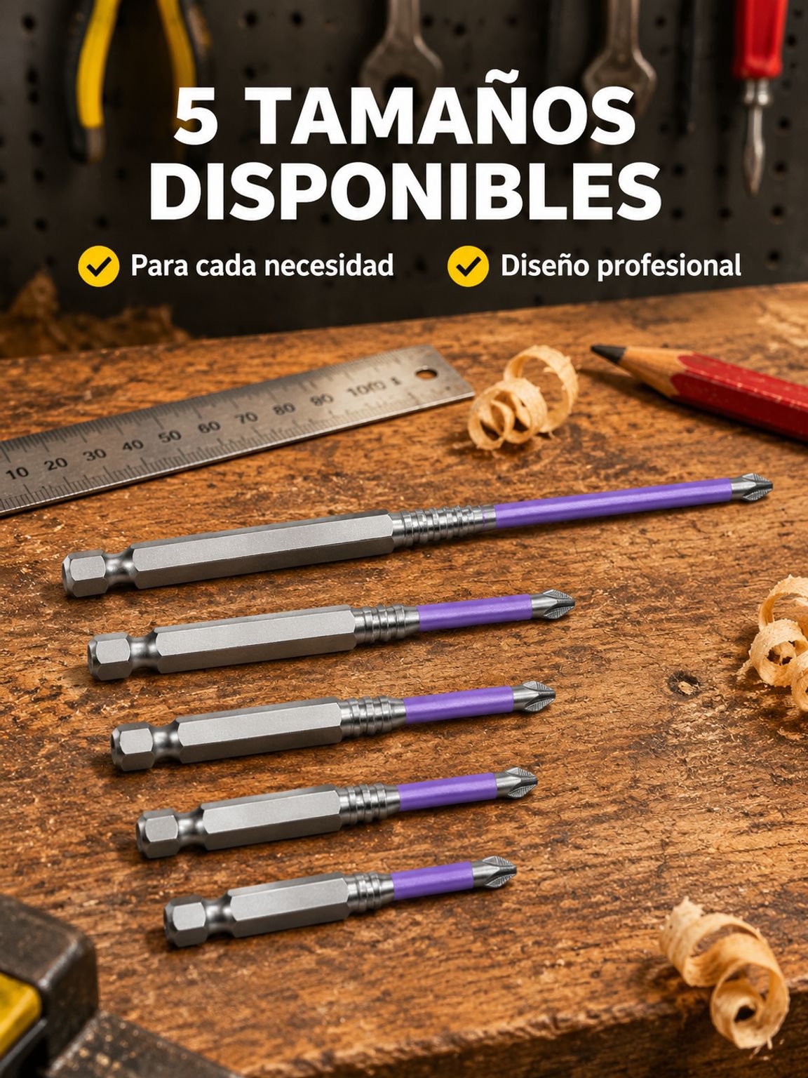 Cabezales de repuesto para destornillador