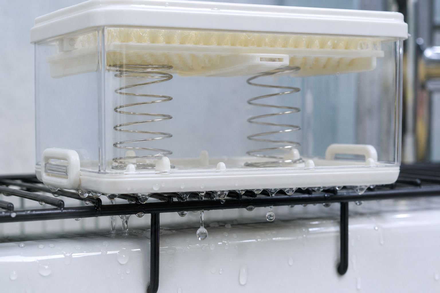 No-hand-wash Soap Foaming Box with Brush, Convenient Storage Case