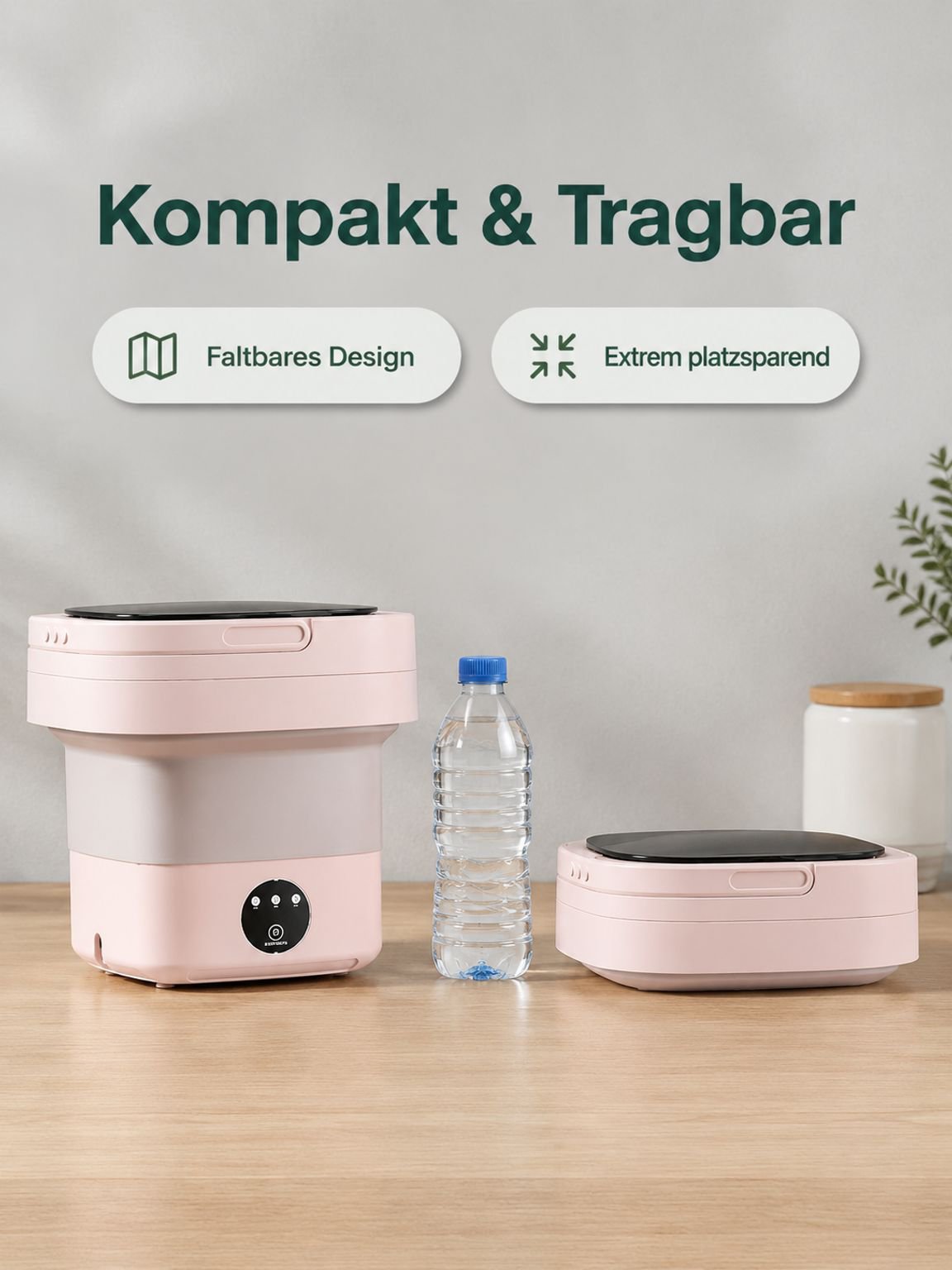 Tragbare faltbare Mini-Waschmaschine