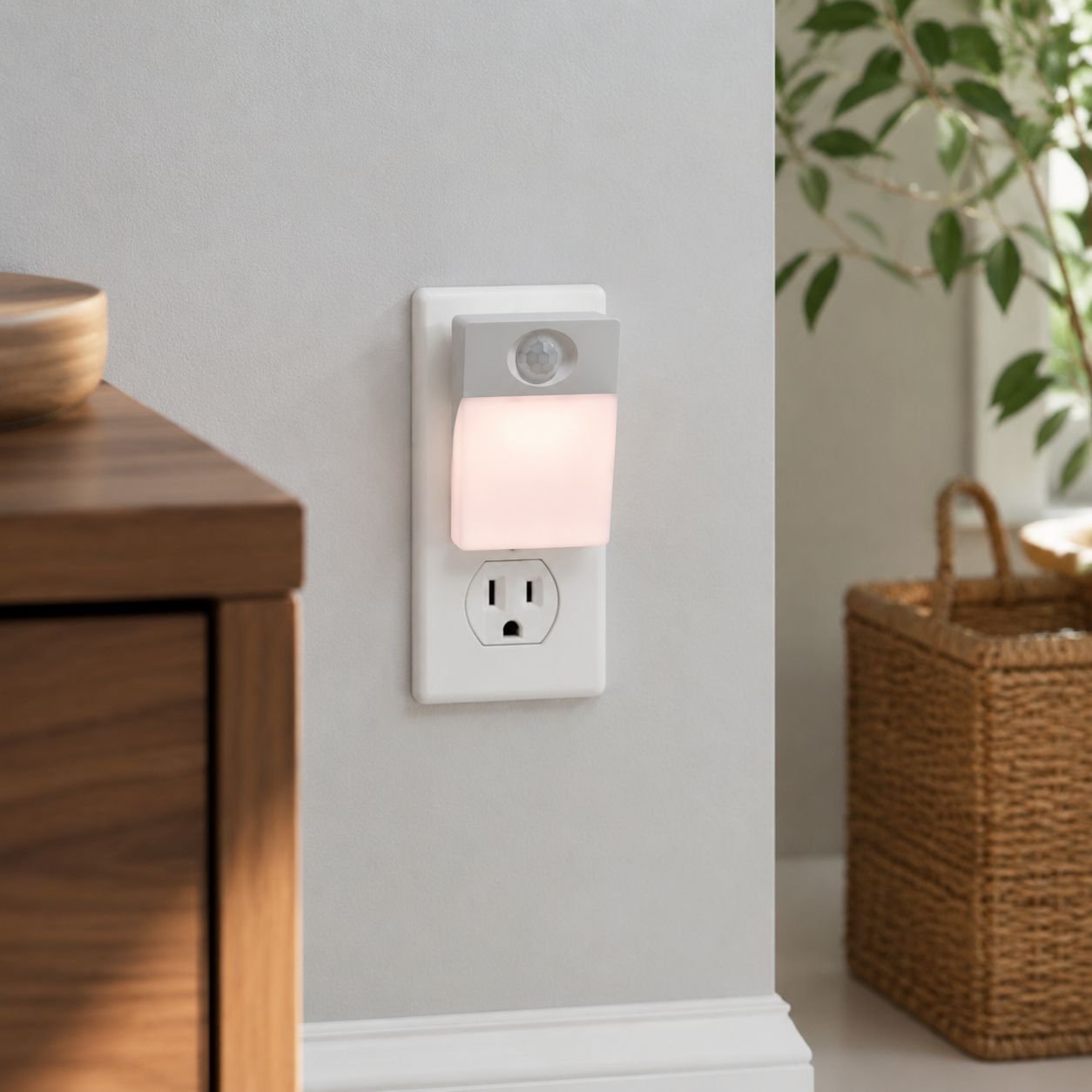 Hands-free LED light for bedrooms and stairs