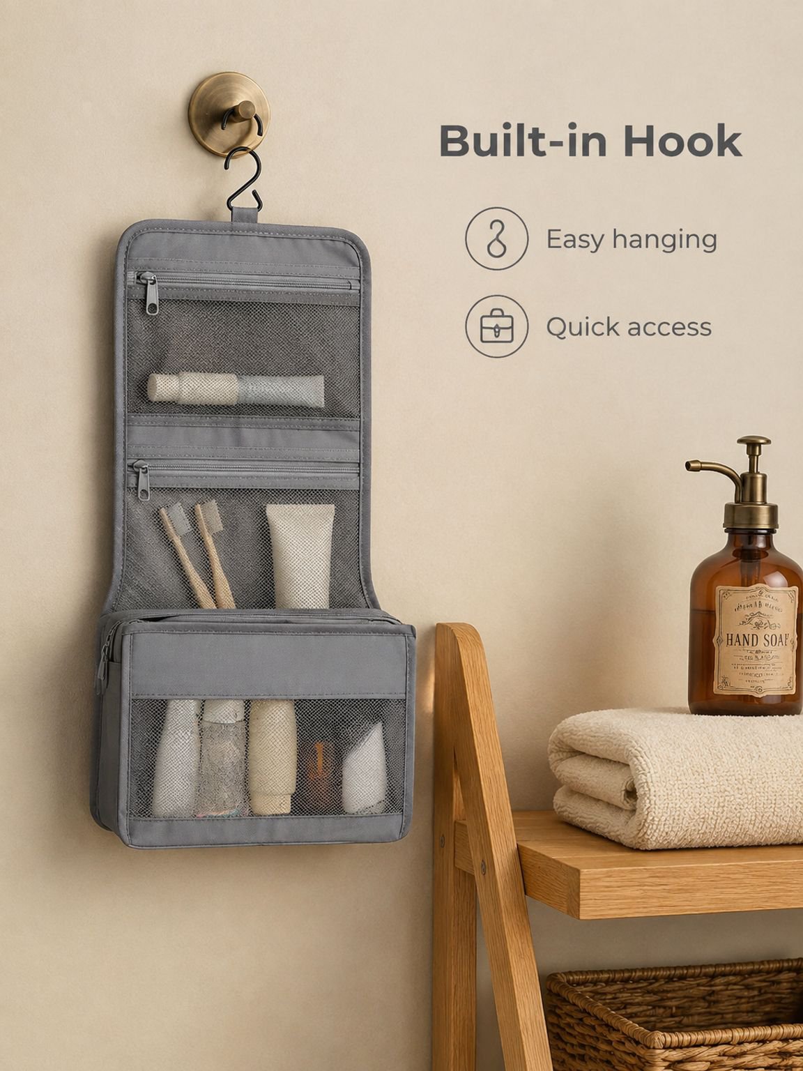 Travel Portable Toiletry Storage Bag