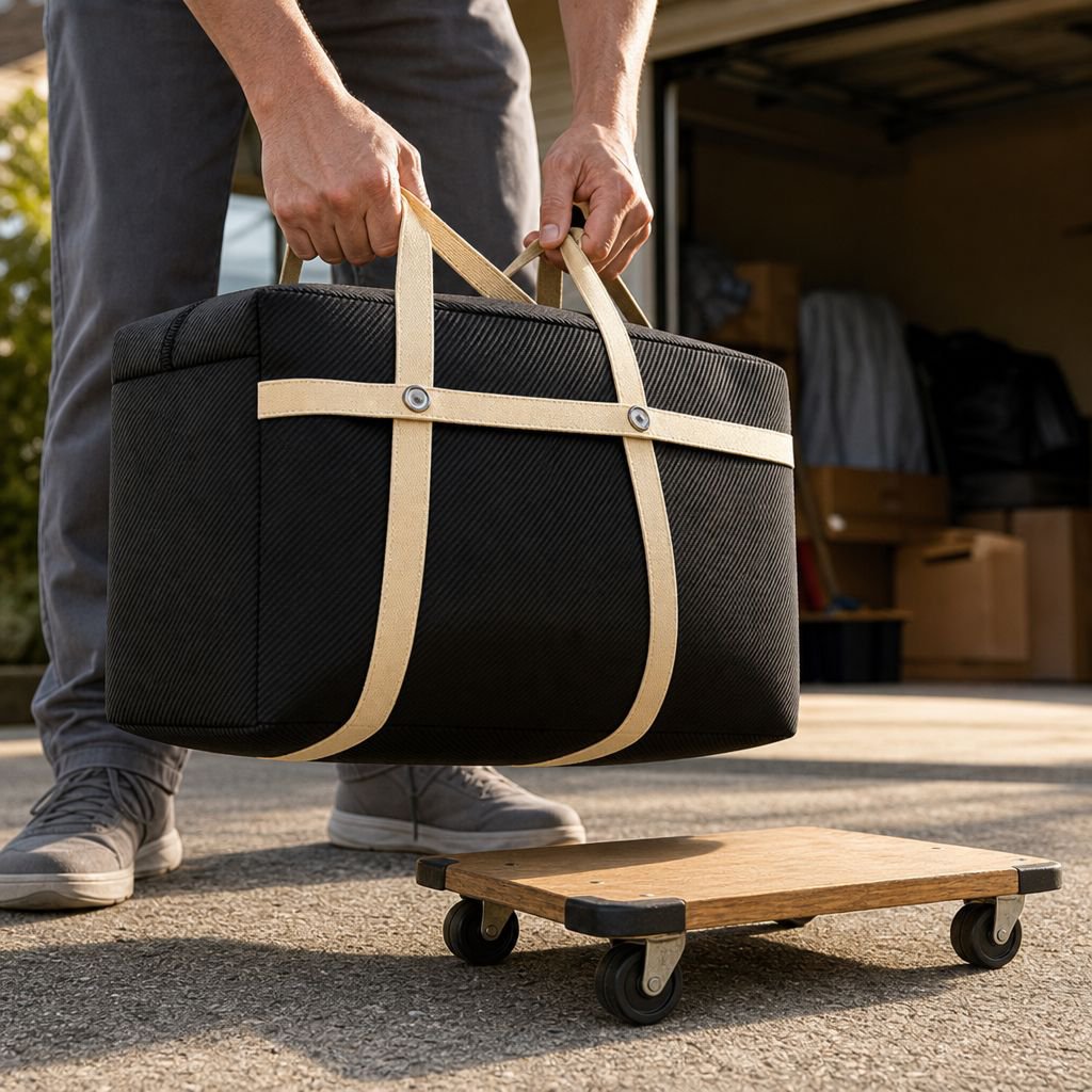 Water-resistant storage bag for outdoor use