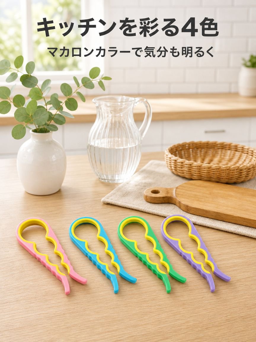 便利なキッチン用開栓器 4点セット