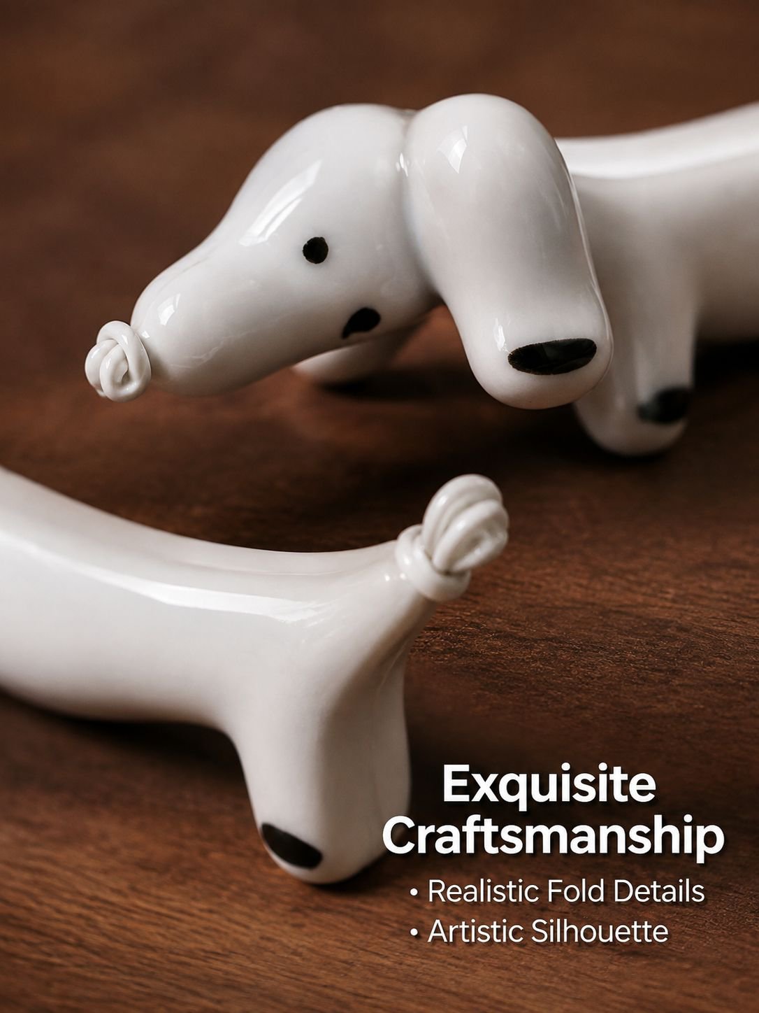 Ceramic puppy decoration