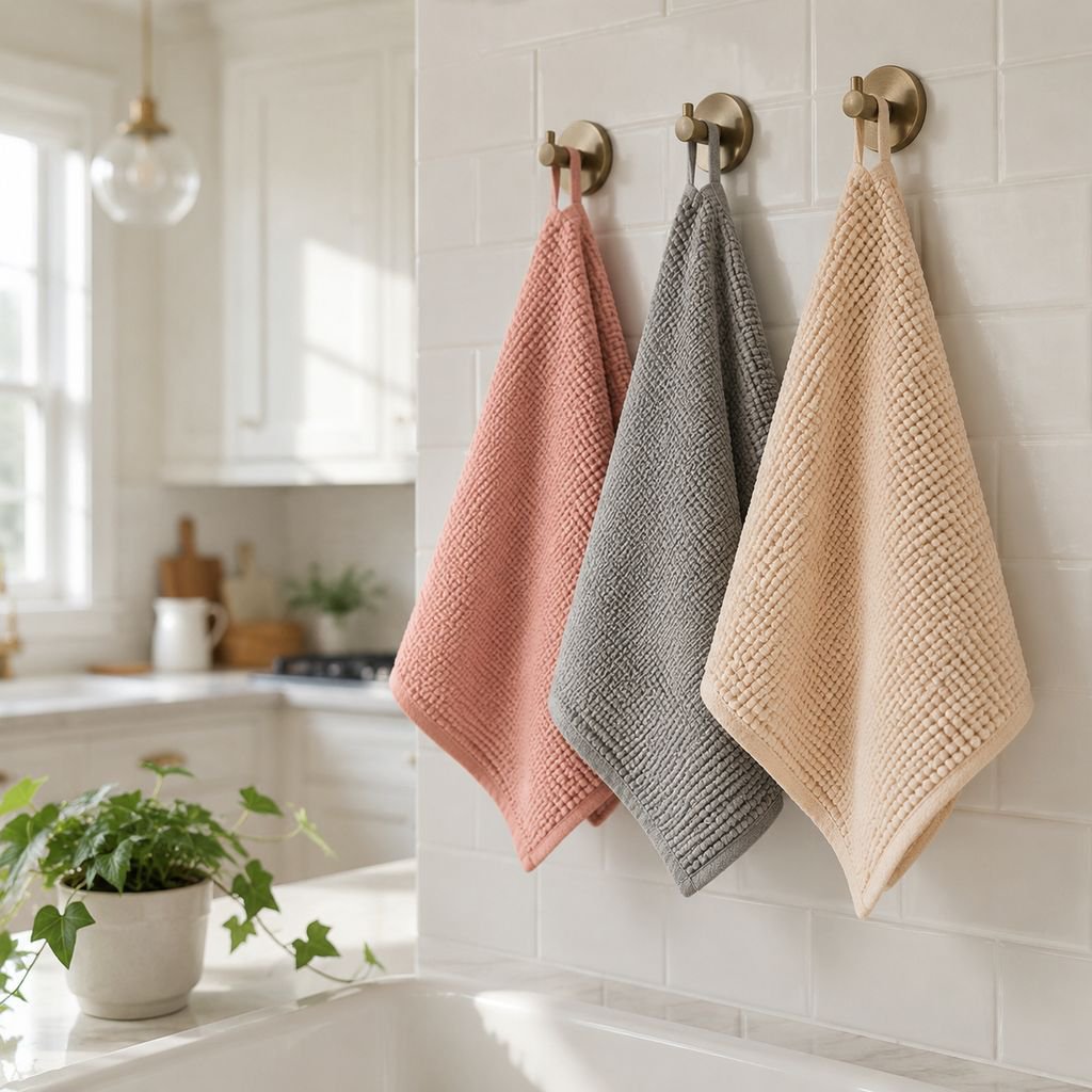 Corn kernel cleaning cloth, special cleaning towel, scouring pad, thick absorbent microfiber dishclo