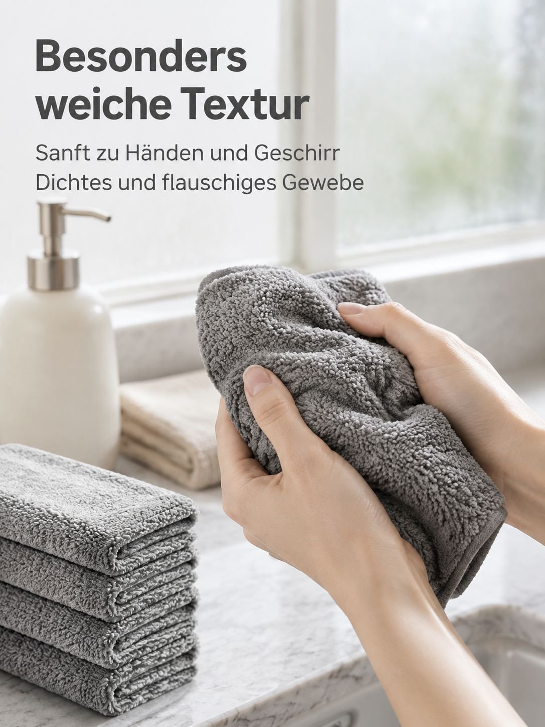Umweltfreundliches Bambusfaser Reinigungstuch