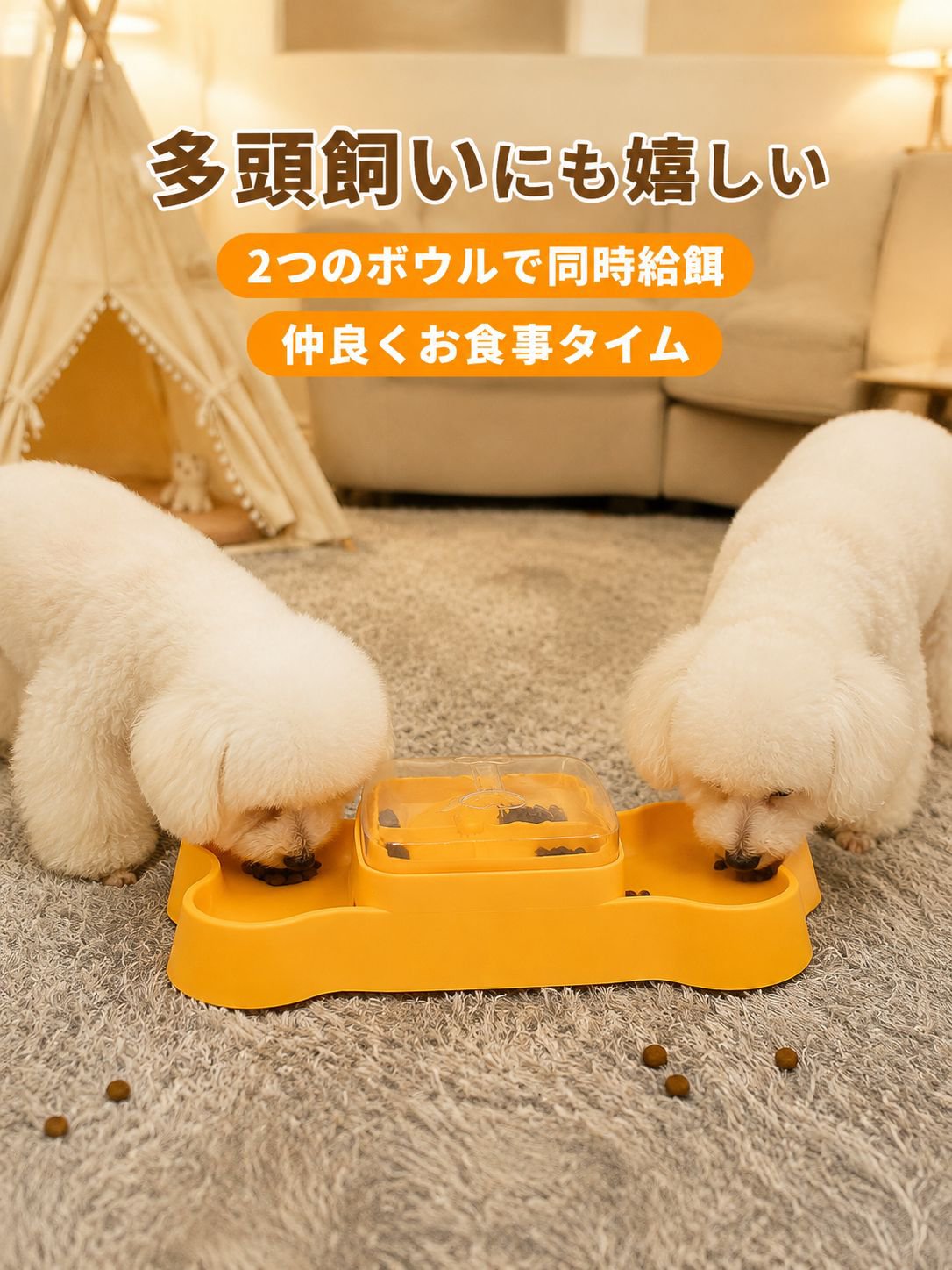 ペット押下自動給餌器