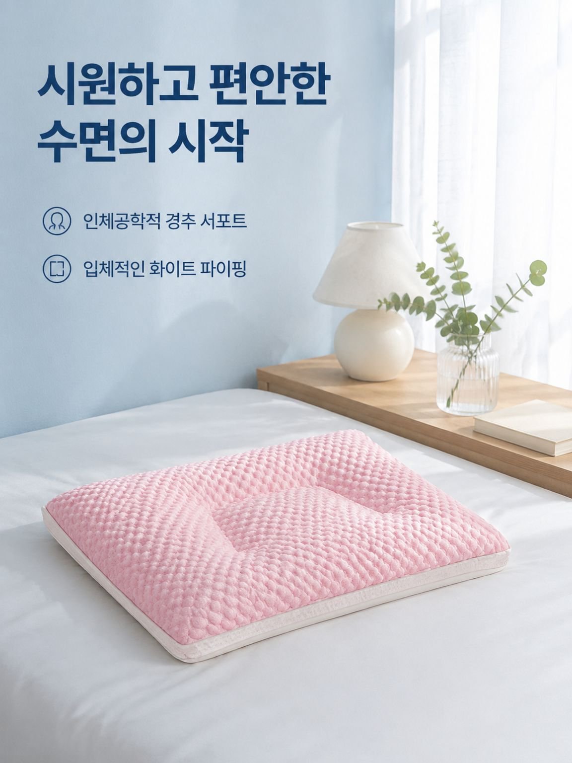 통기성 메쉬 두두 아이스 실크 베개