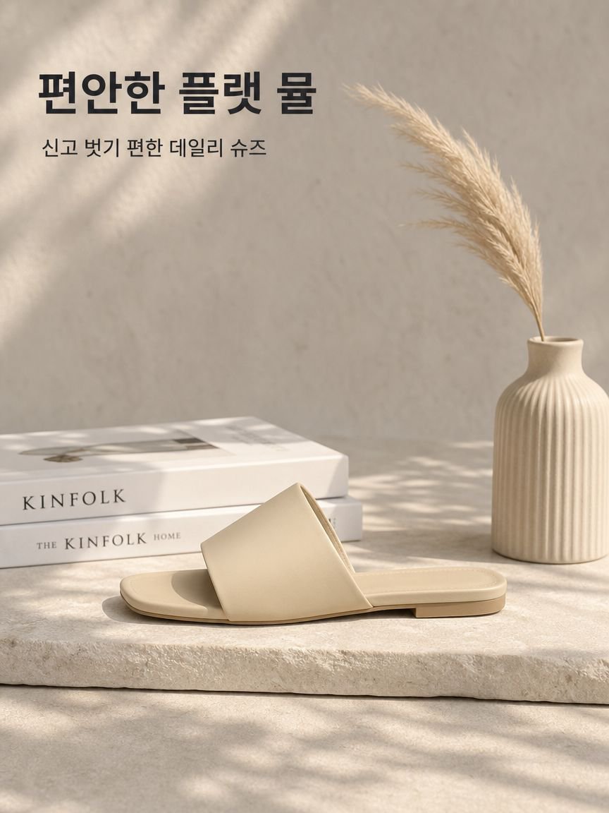 에스유니 여성 토오픈 스퀘어 스트랩 뮬 슬리퍼 샌들 블로퍼 국내배송 사은품증정