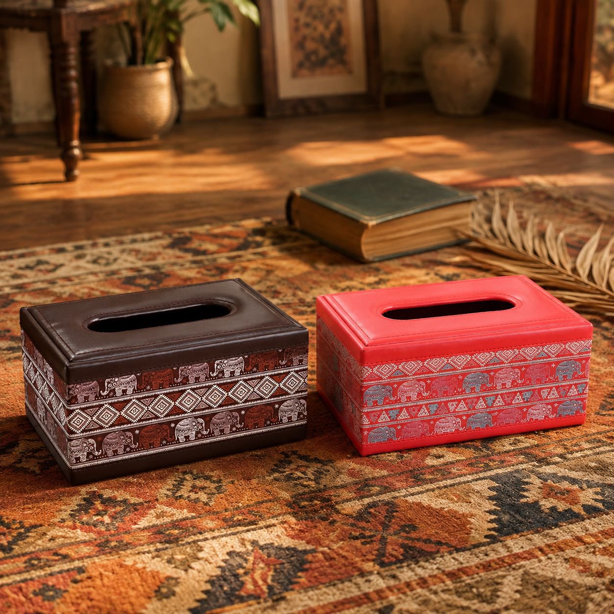 Functional and stylish tissue organizer for home