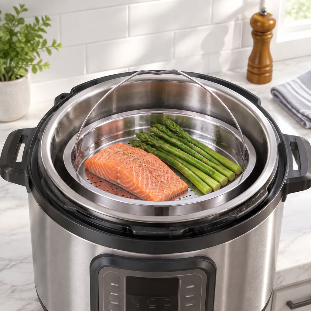 Premium 304 Stainless Steel Steamer Tray
