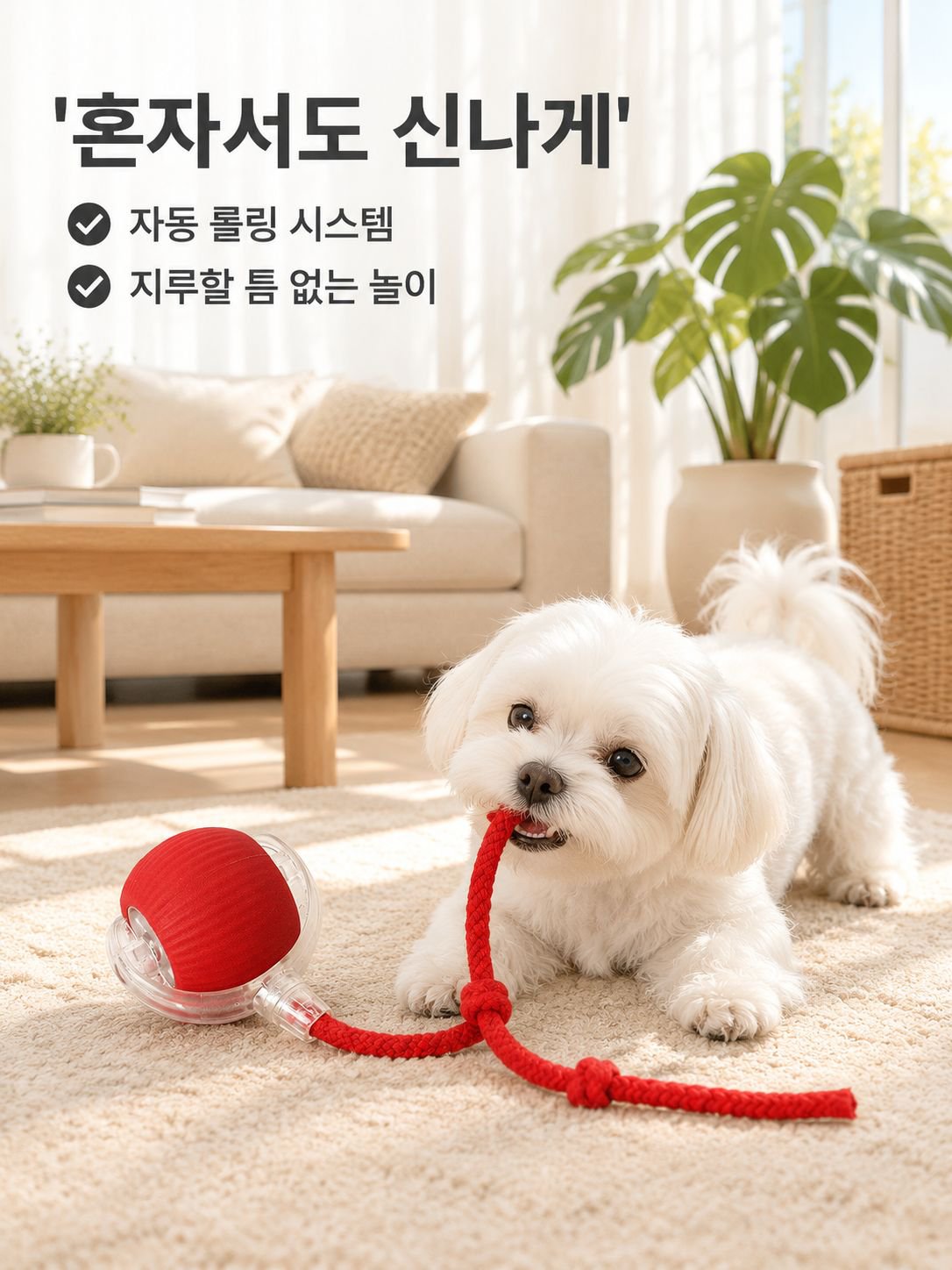 스마트 반려동물 고양이 강아지 놀이 공