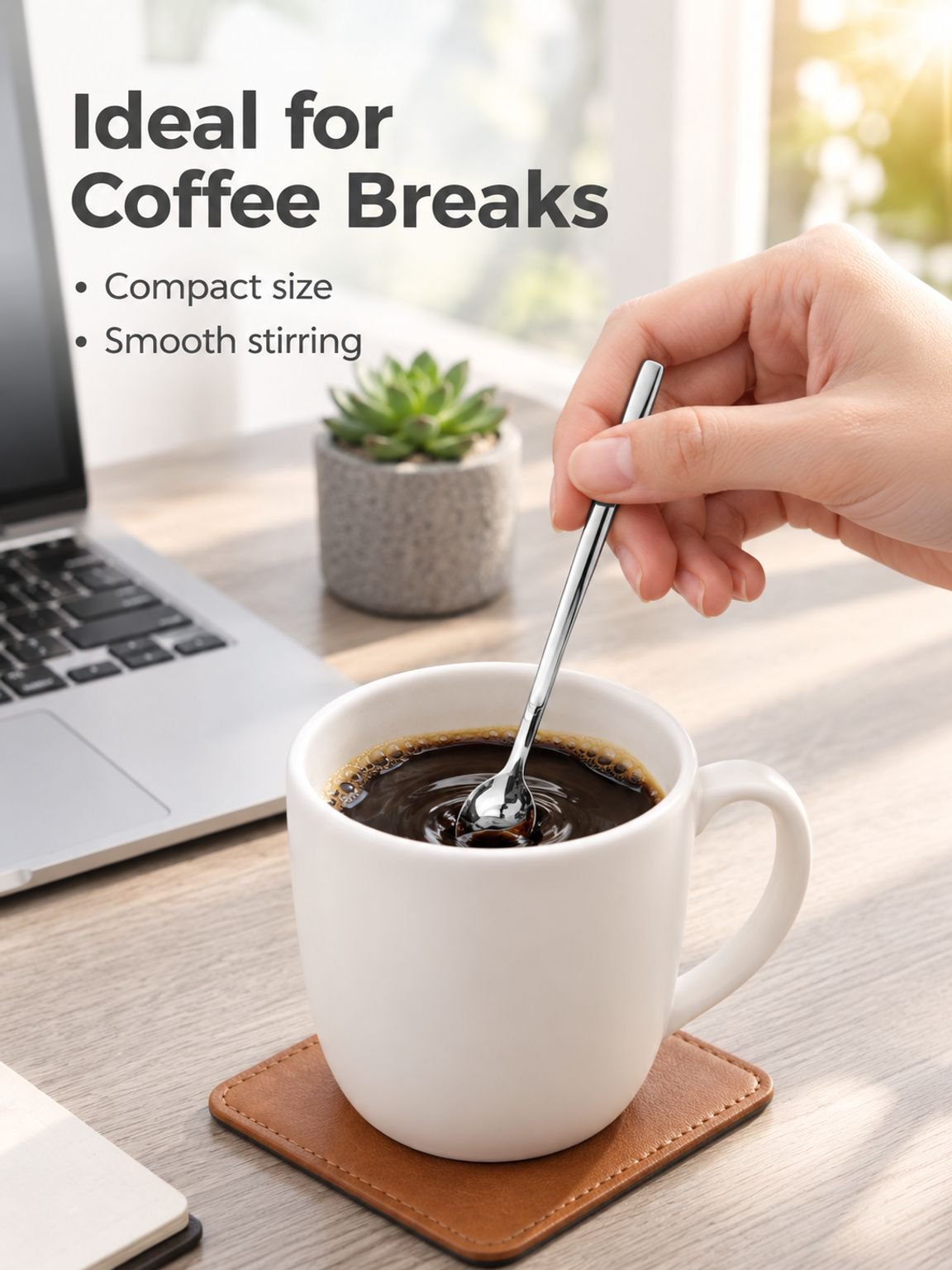 Stainless steel spoon