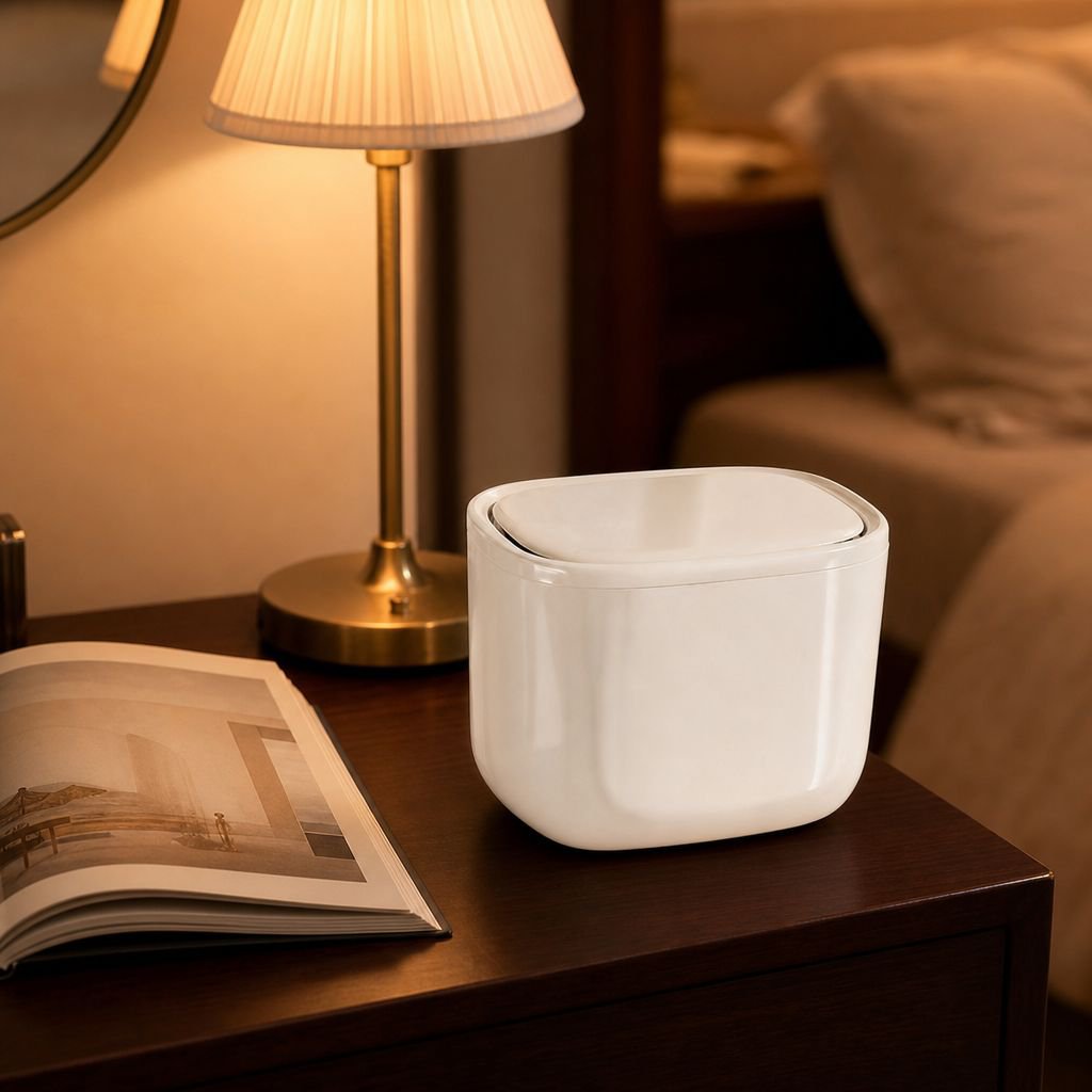 Mini trash can for small office accessories