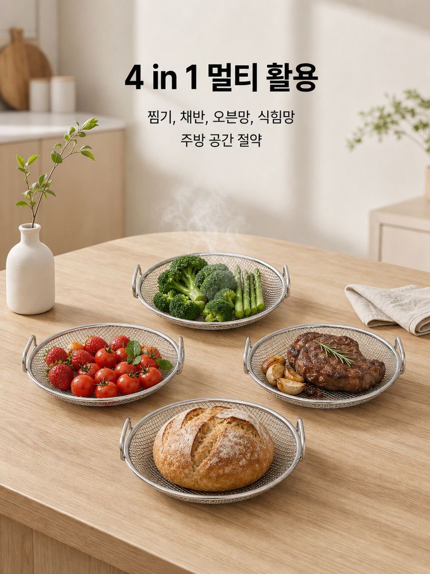 다용도 찜기 선반