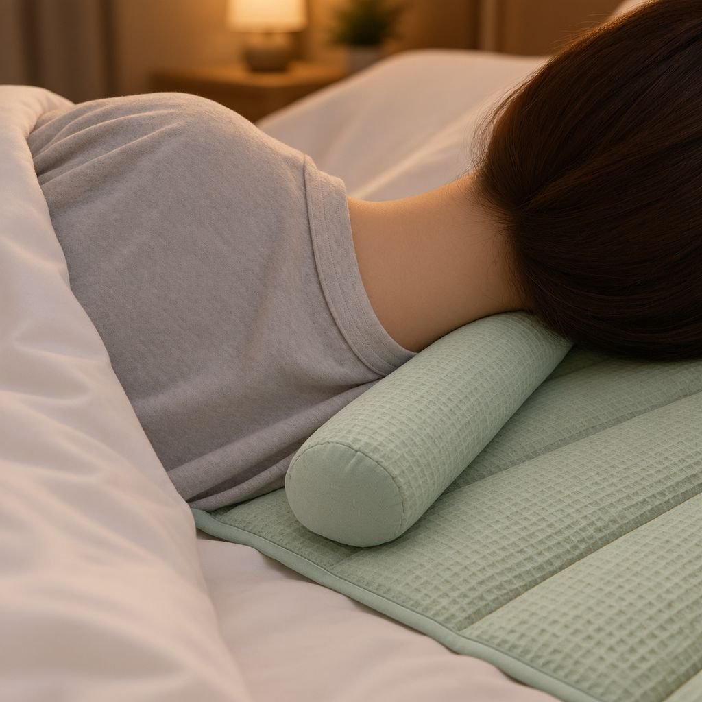 Restful sleep with adjustable neck pillow