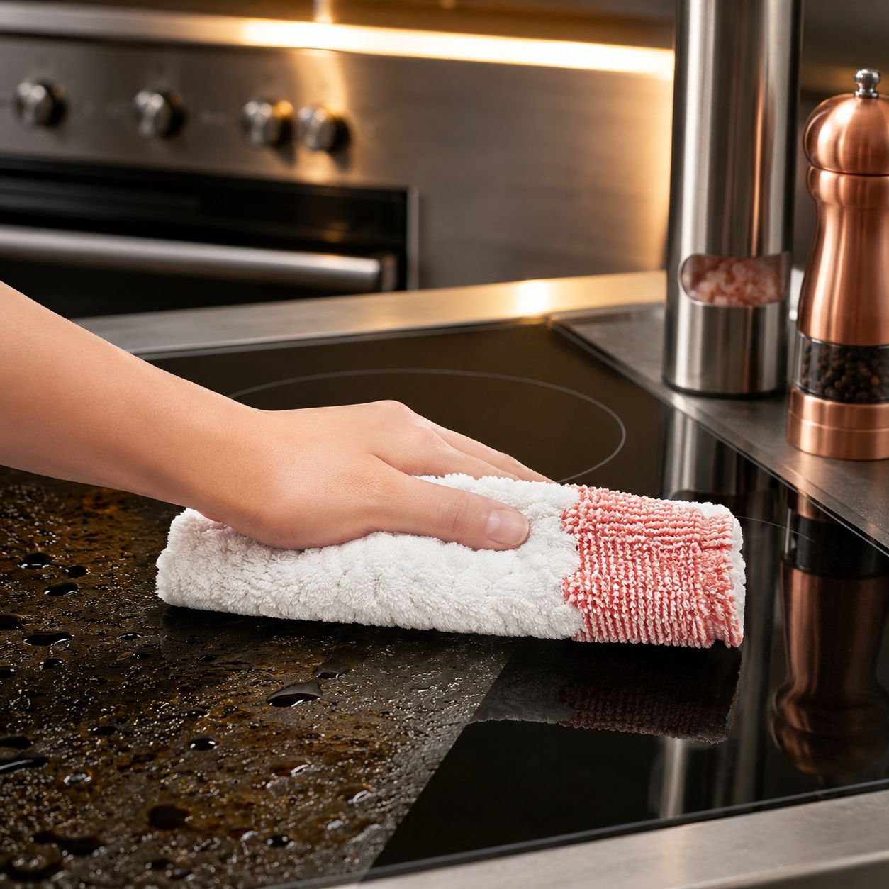 Non-stick Coral Fleece Kitchen Cleaning Cloth