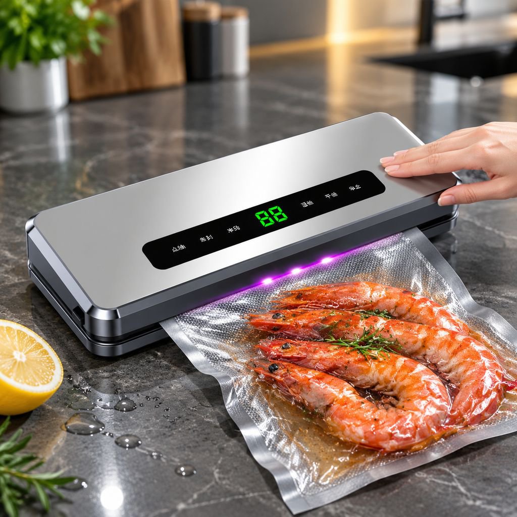 Máquina envasadora de alimentos JMY, selladora de bolsas al vacío para uso doméstico pequeña