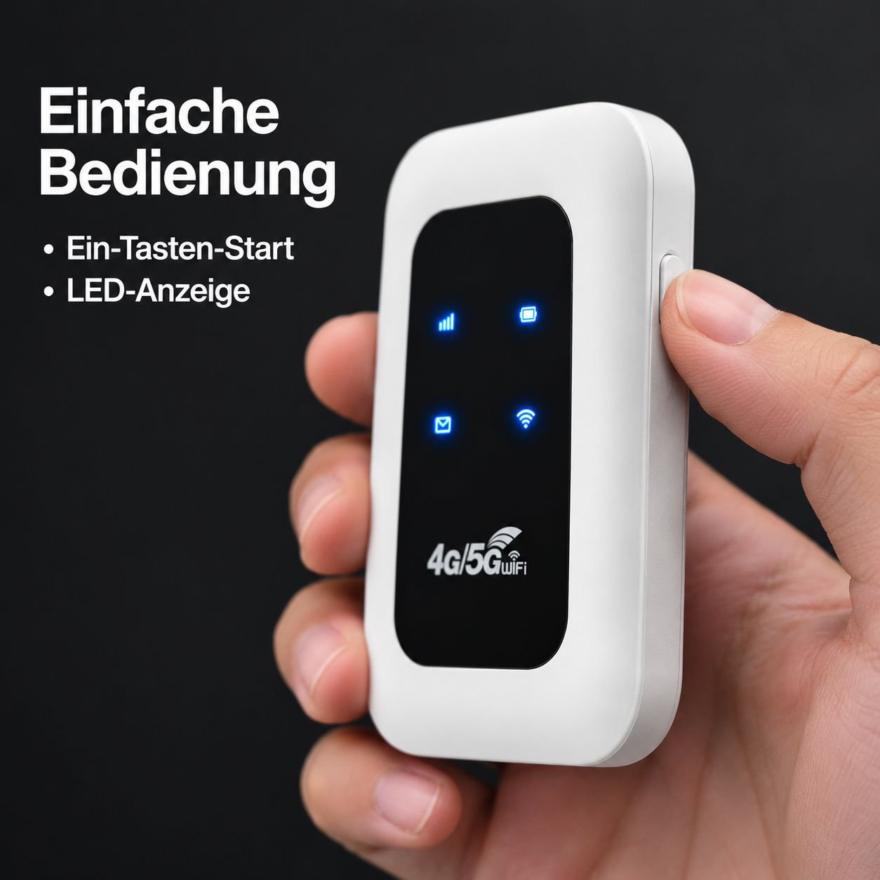 Tragbarer 4G WLAN-Router für unterwegs