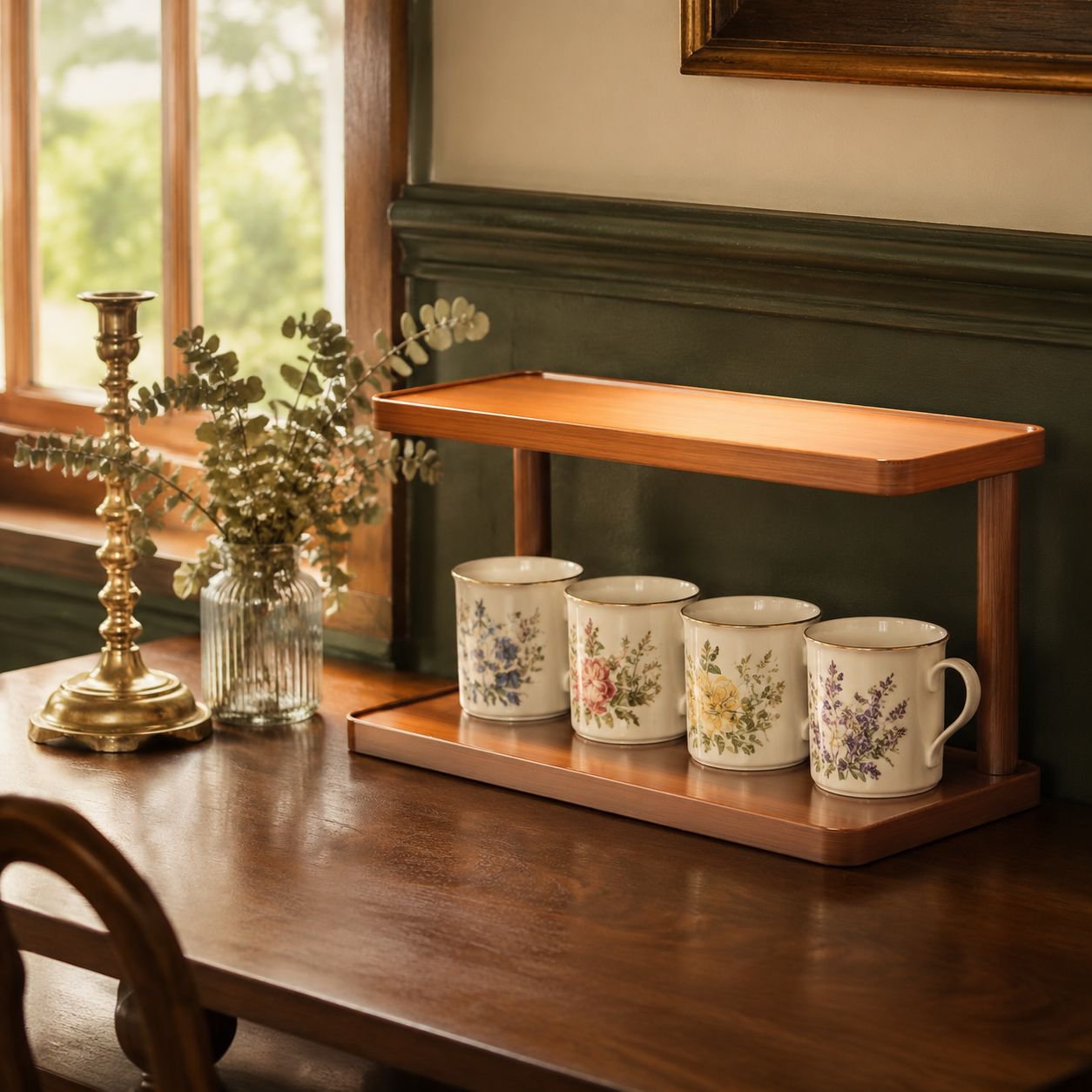 Workspace Cup Storage Rack Multi-purpose Desktop Mug Holder