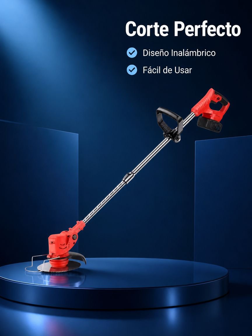Cortadora de césped inalámbrica de litio, telescópica y portátil, para hogar, tamaño compacto