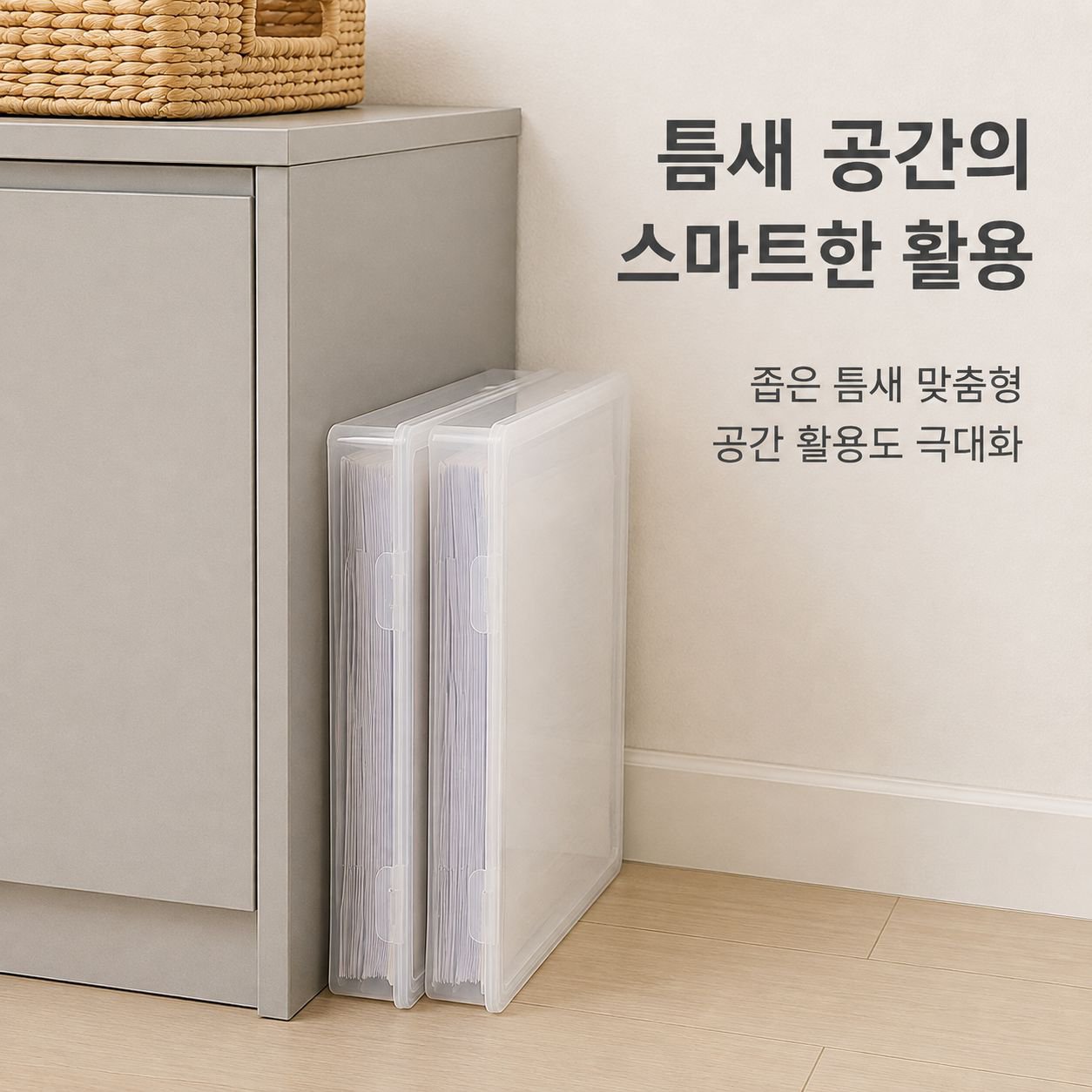 다기능 투명 정리함