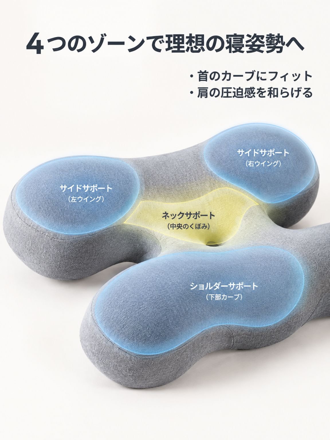ネックサポートメモリーピロー