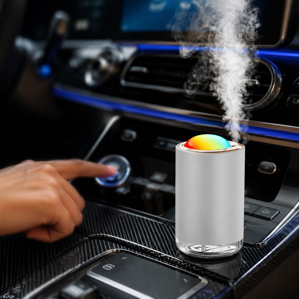 Car aromatherapy machine intelligent spray car perfume ornaments car ladies light fragrance machine 