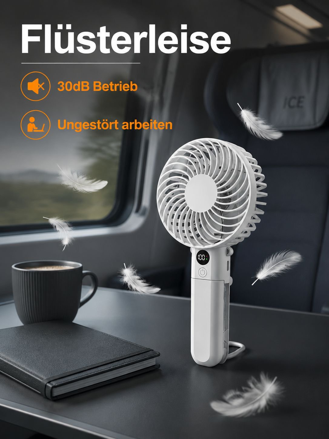Portable Handheld Mini Neck Fan